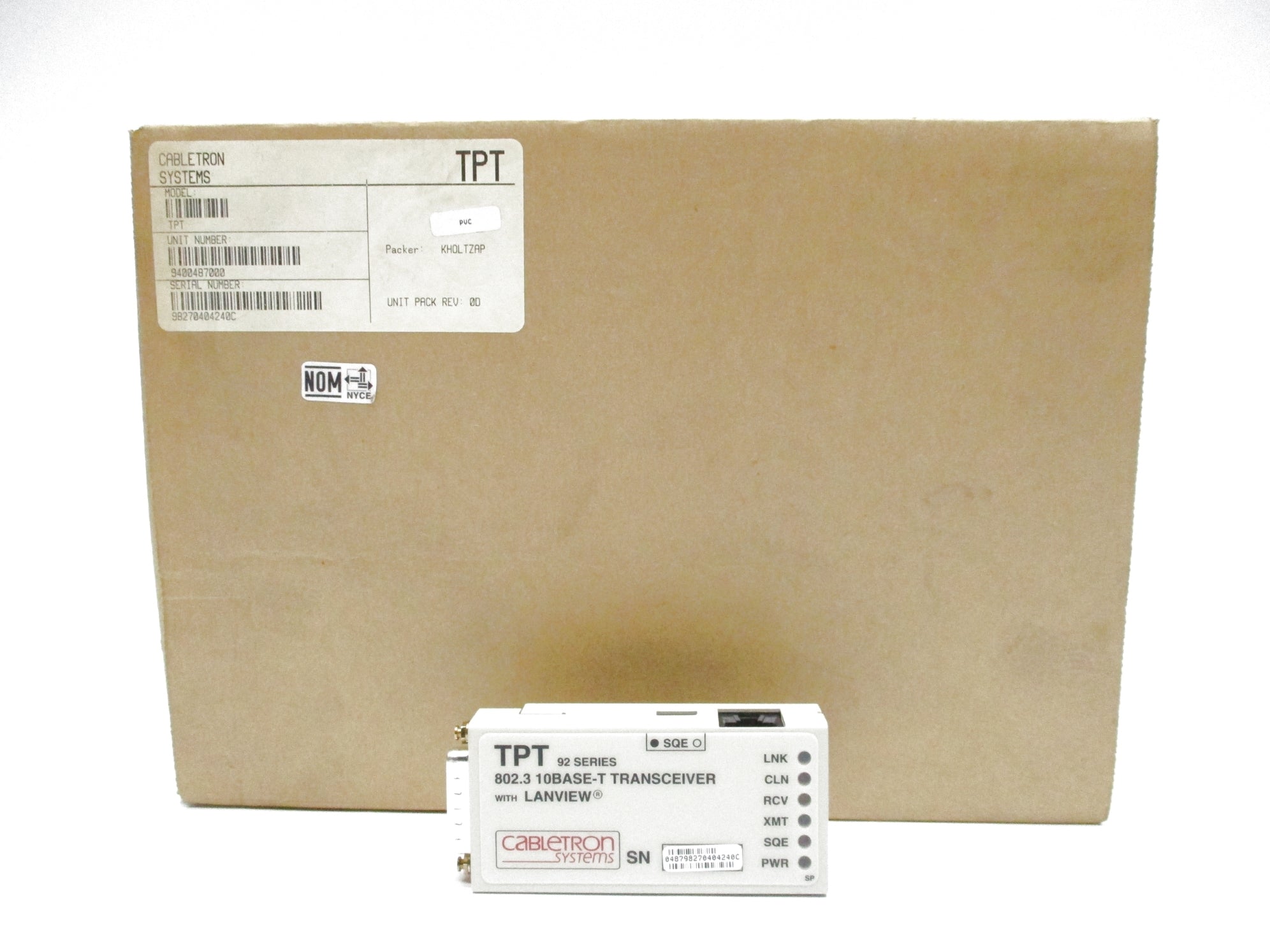 CABLETRON SYSTEMS TPT 940048700 NSMP