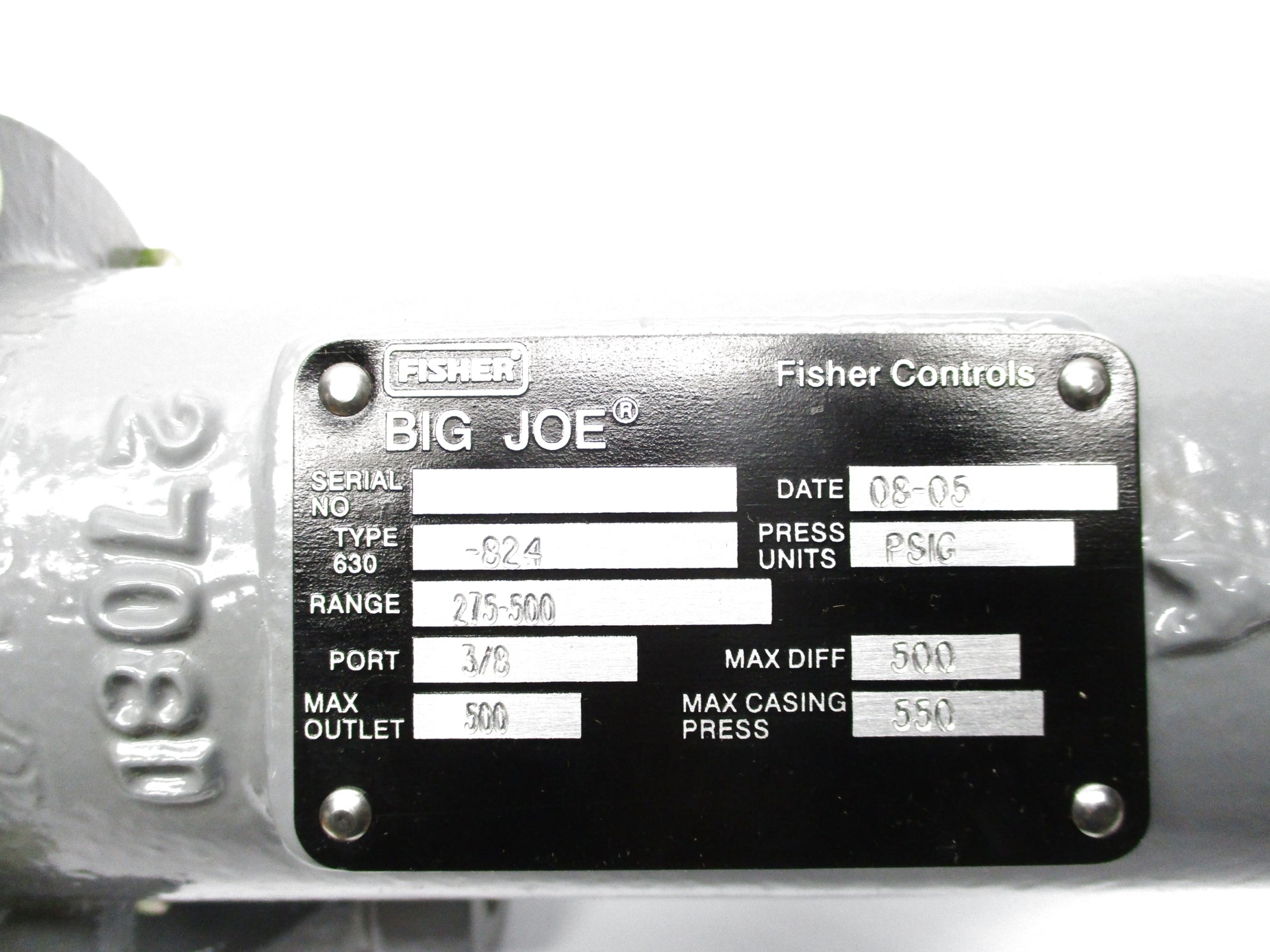 FISHER 630-824 275-500 PSIG NSMP