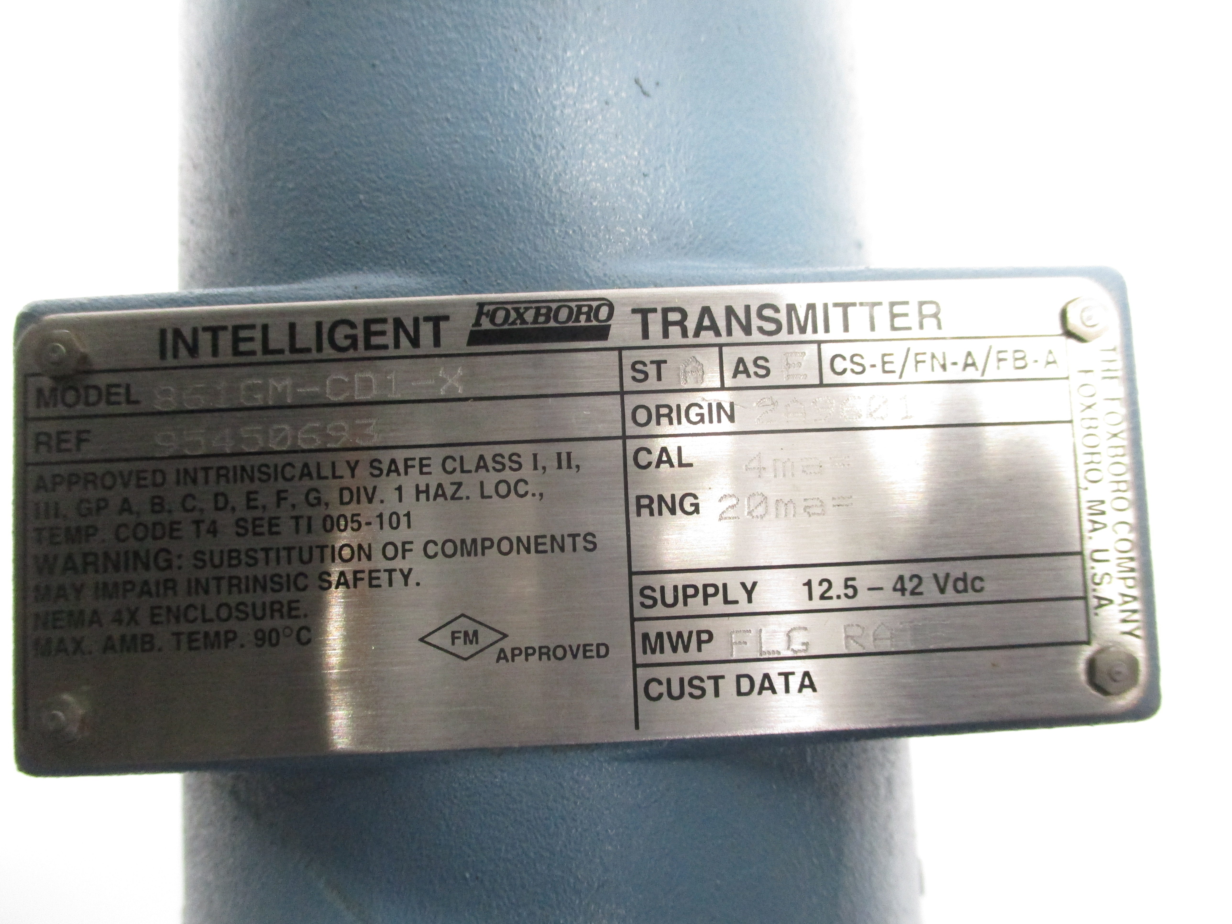 FOXBORO 861GM-CD1-X NSNP
