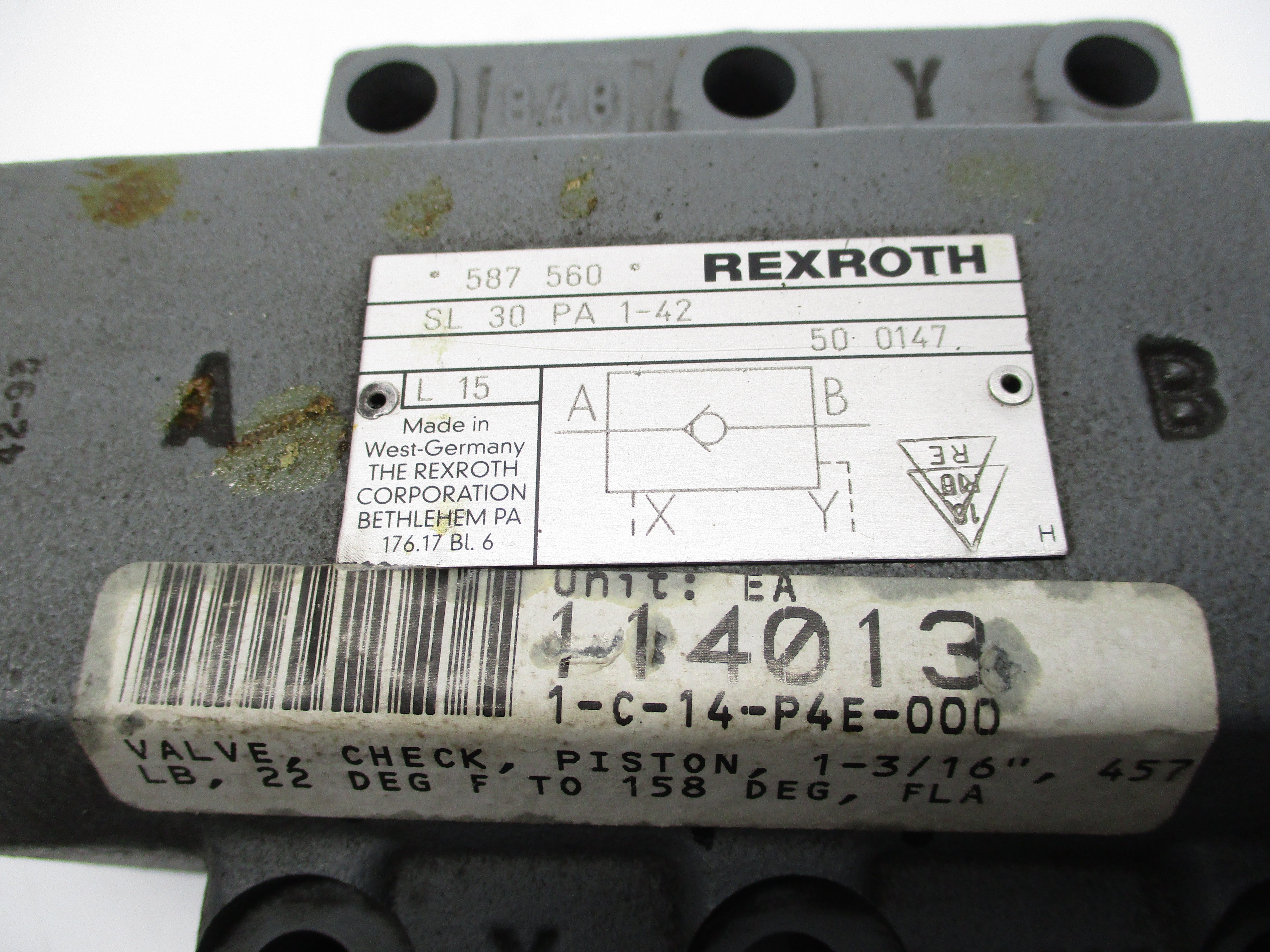 REXROTH 587-560 SL-30-PA-1-42 NSNP