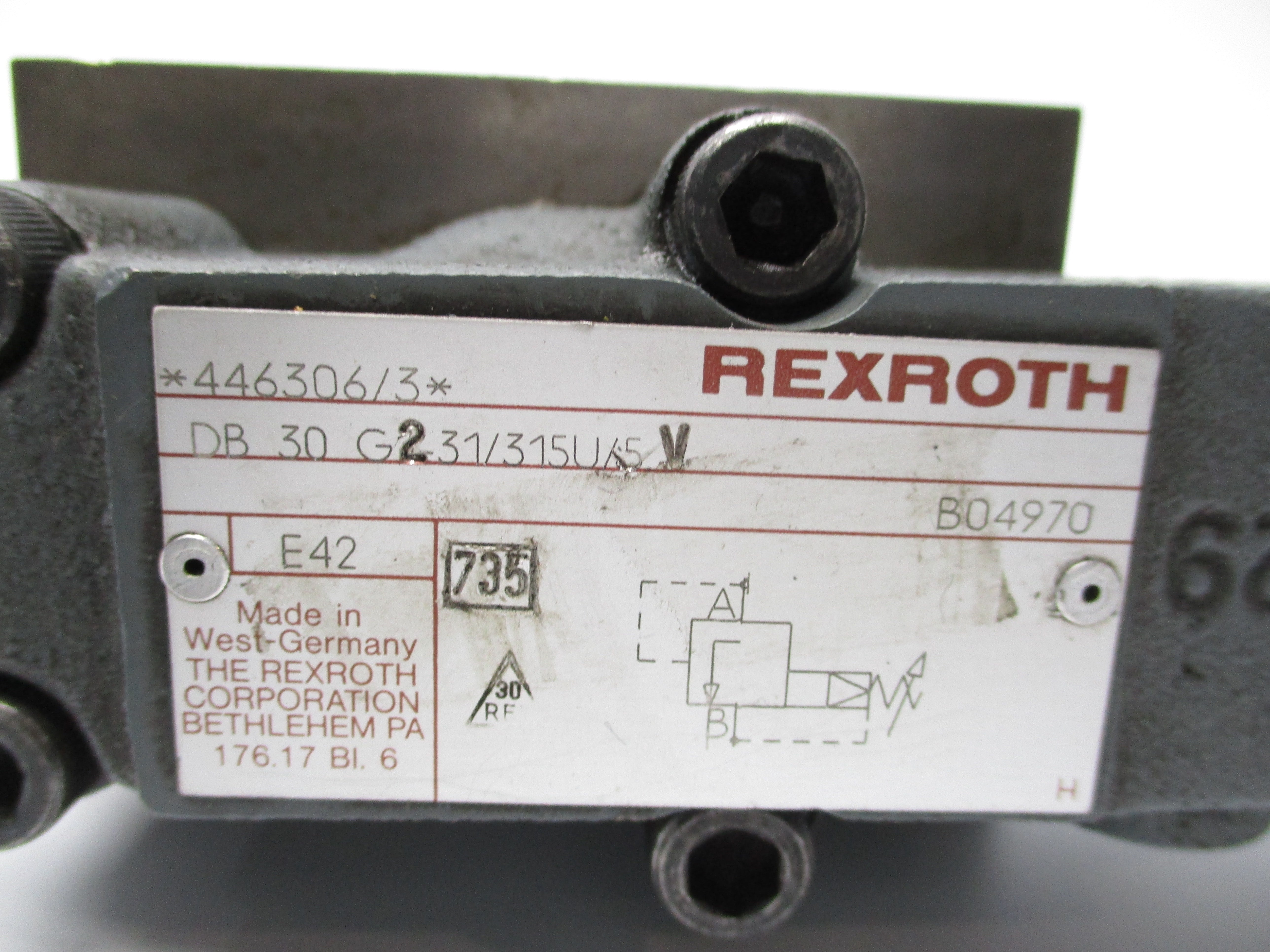 REXROTH DB-30-G231/315U/5V UNMP