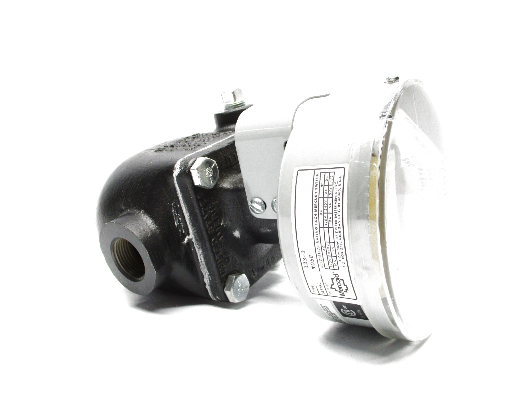 MERCOID 123-2 120/240VAC 10A 150PSI NSNP