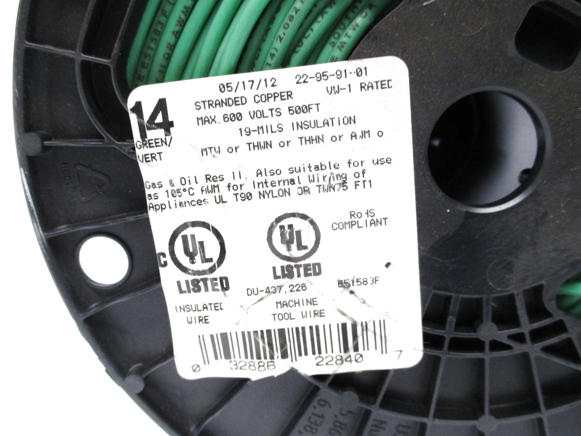 WIRE SPOOL 22-95-91-01 NSNP
