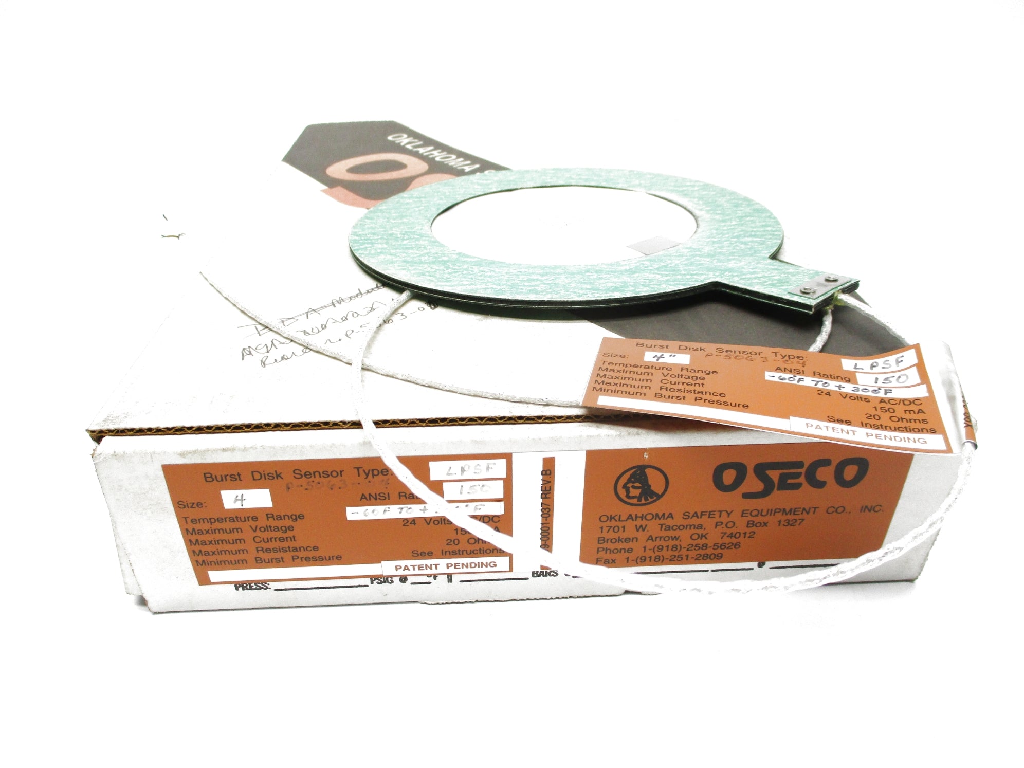 OSECO P-5063-04 TYPE LPSF 150 PSIG @ 150 4" NSMP