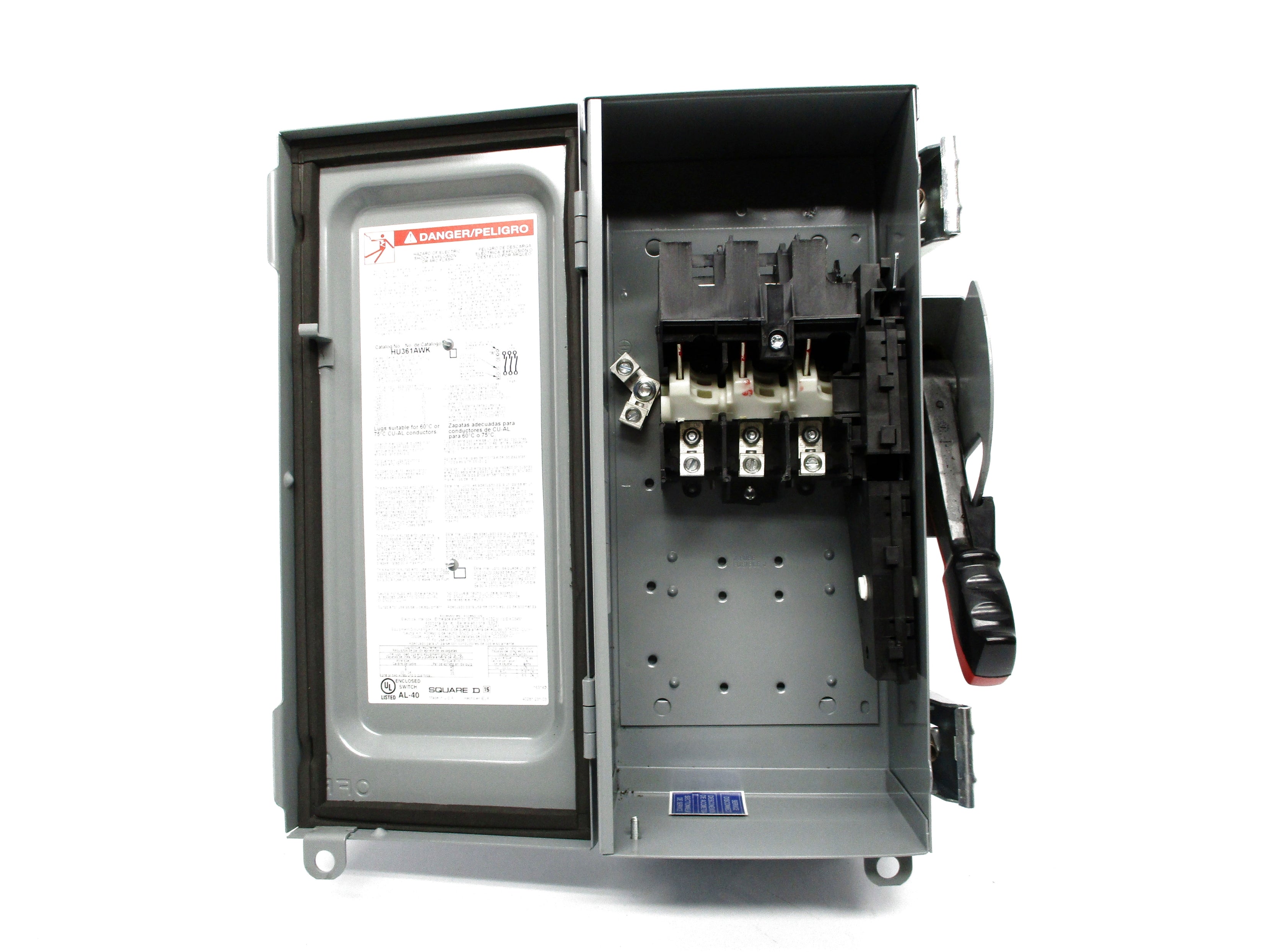 SQUARE D HU361AWK SER. F06 600VAC 30A NSNP