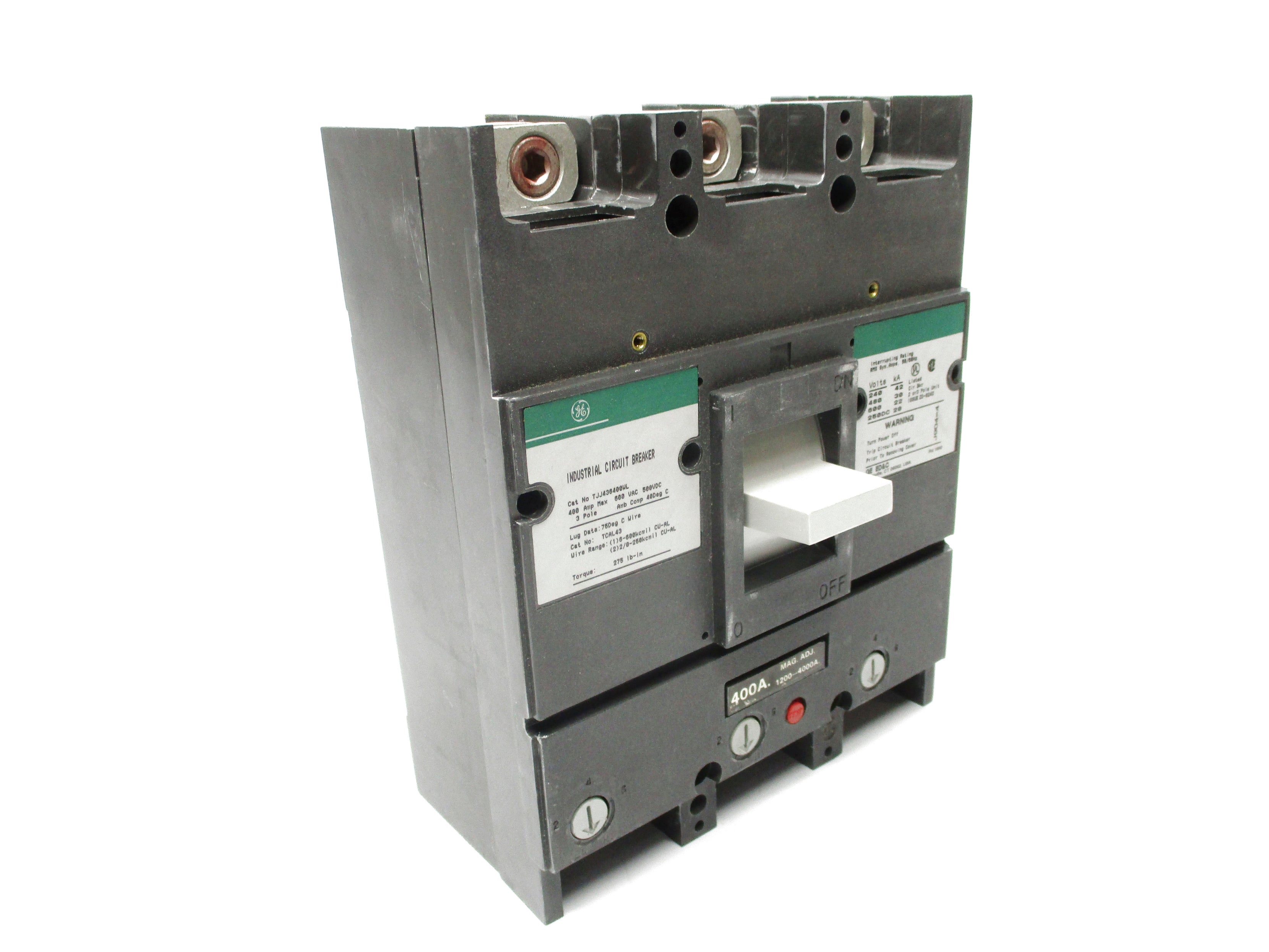 GENERAL ELECTRIC TJJ436400WL 400A NSMP