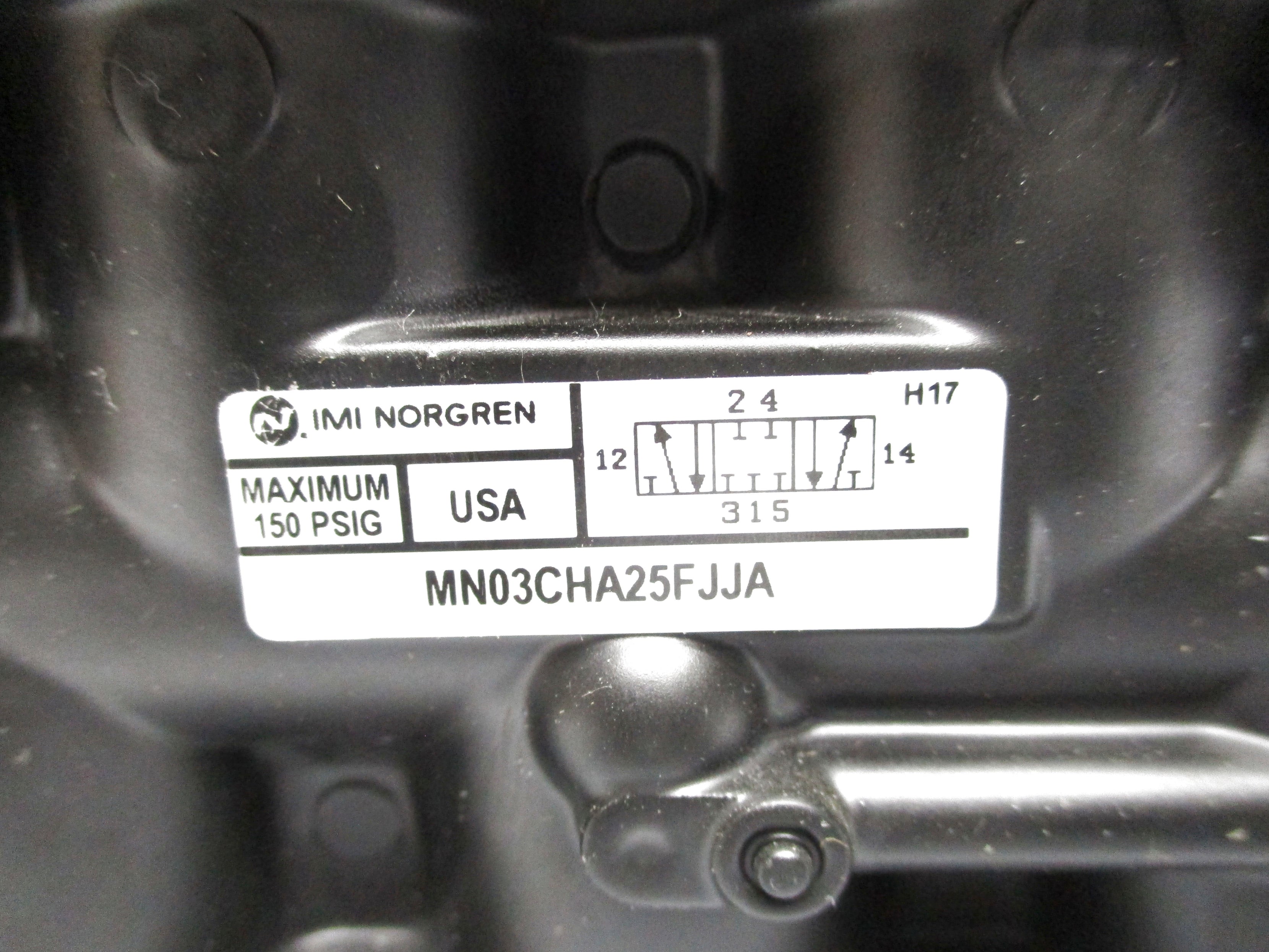 NORGREN MN03CHA25FJJA 150PSI NSMP