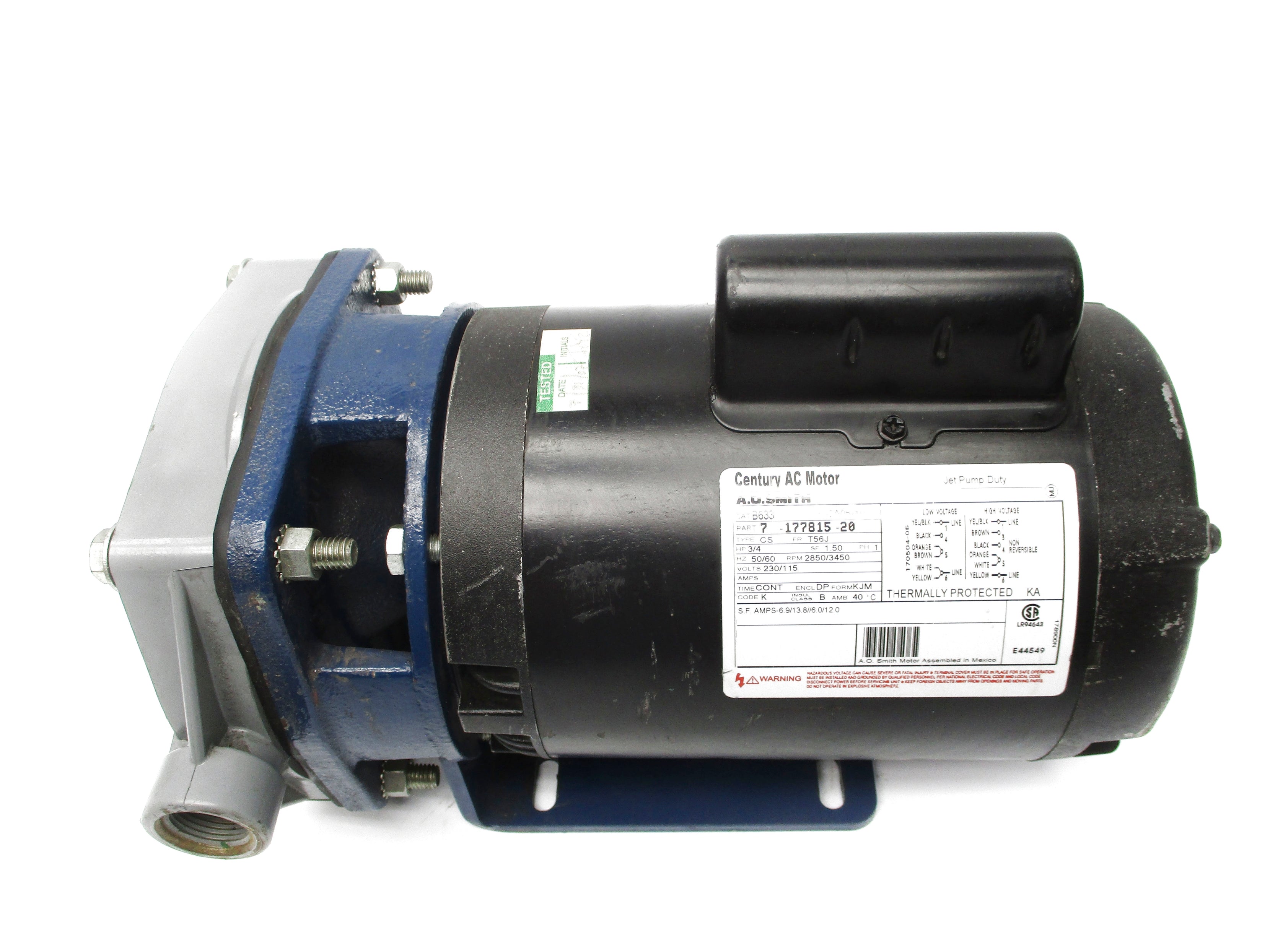 PRICE PUMP HP75CN-550-T6-BUNA-3/4HP UNMP