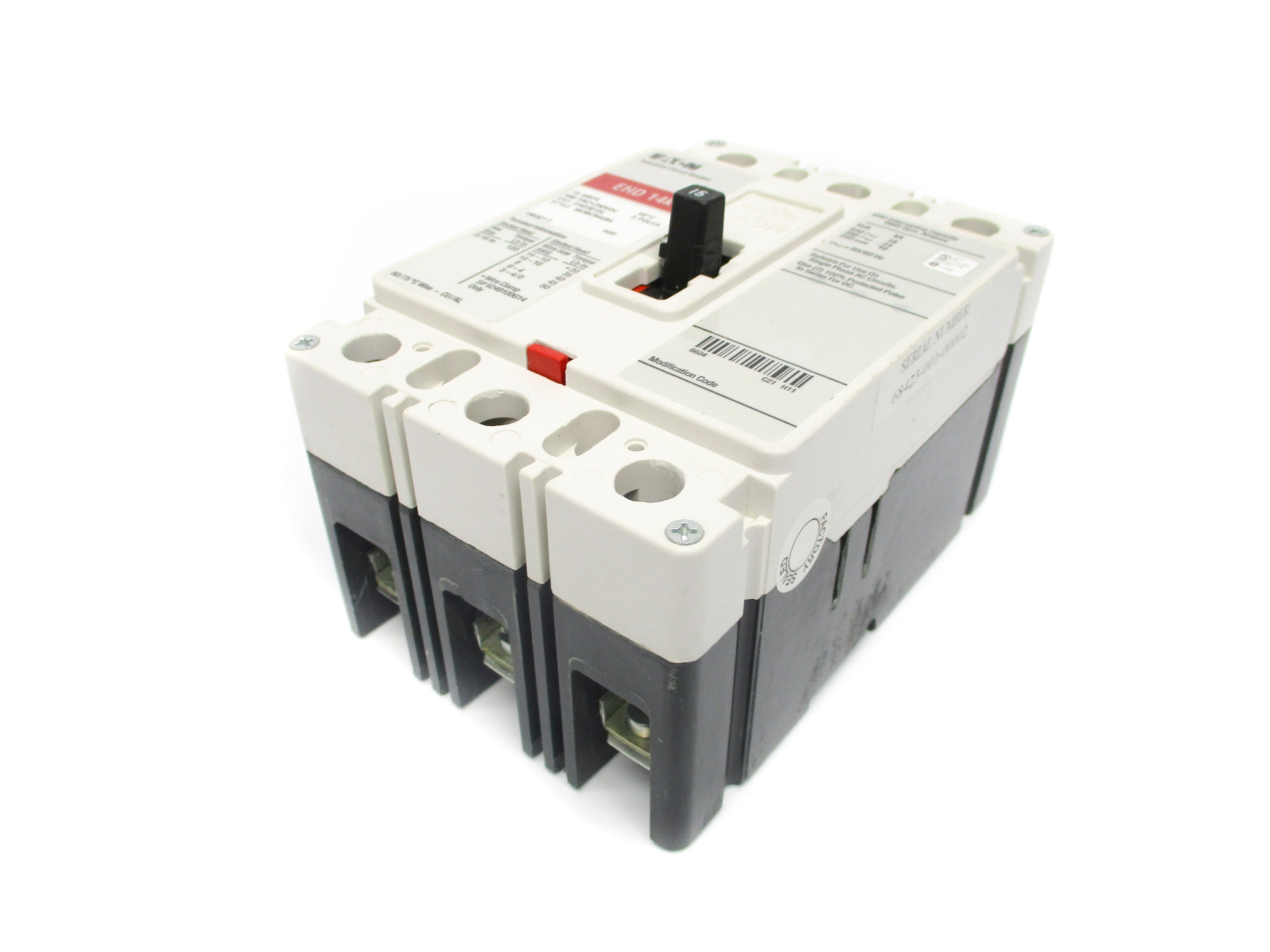 EATON EHD3015L SER. C 480VAC 15A NSMP