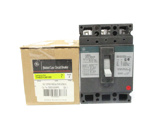 GENERAL ELECTRIC THED136100 600VAC 100A NSMP