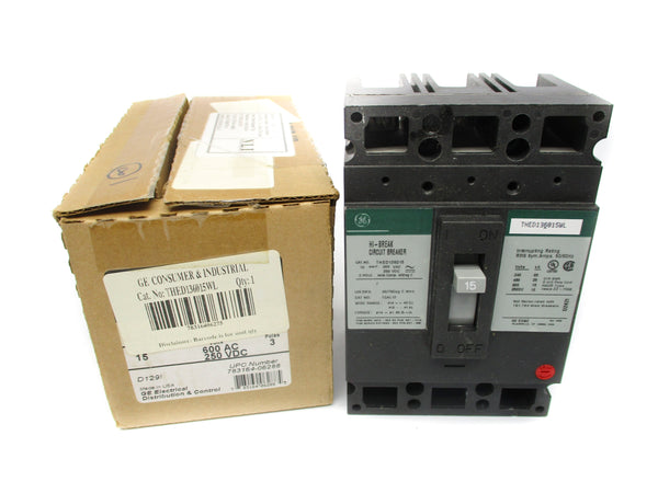 GENERAL ELECTRIC THED136015 15A 600VAC NSMP