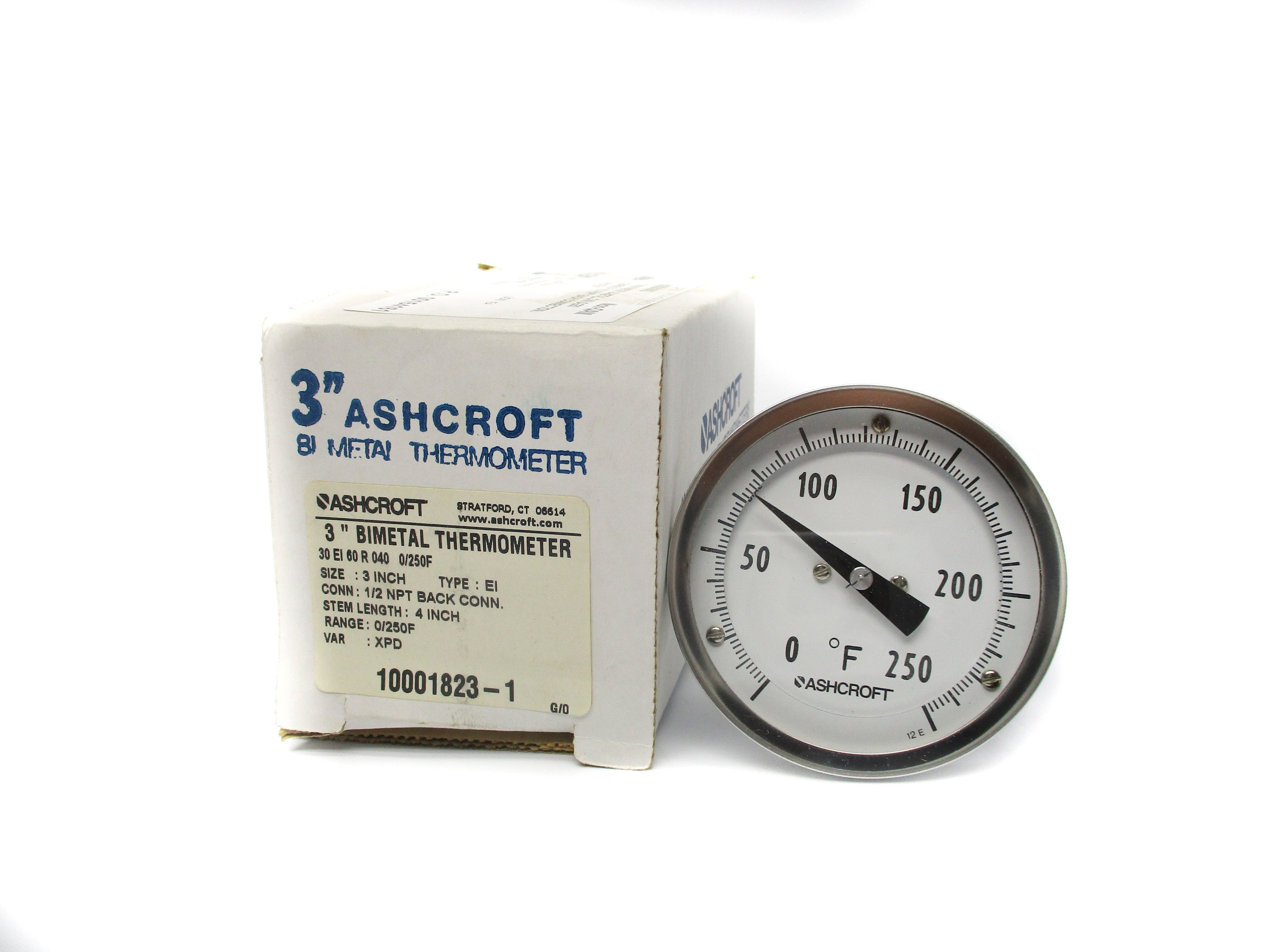 ASHCROFT 30EI60R040-0/250F 1/2" STEM4 NSMP