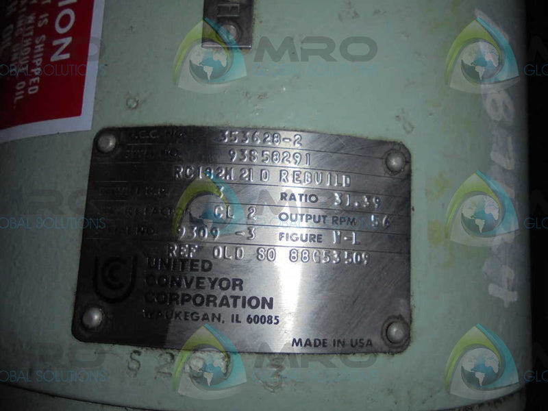 RELIANCE P18G1112G AC MOTOR w/ 353628-2 93858291 RC182M 21 D REBUILD  UNMP