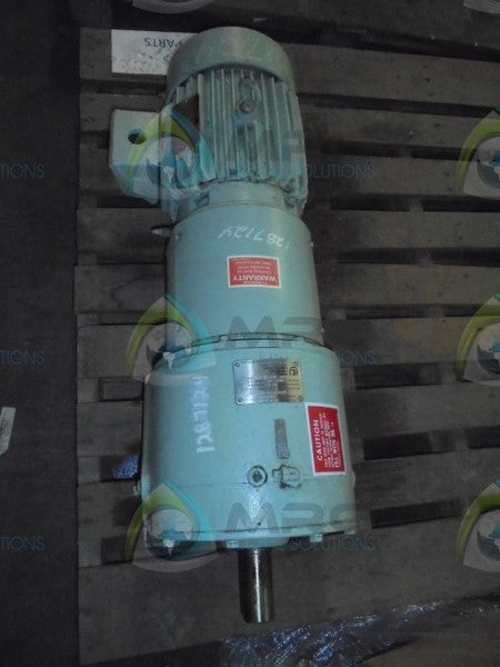 RELIANCE P18G1112G AC MOTOR w/ 353628-2 93858291 RC182M 21 D REBUILD  UNMP