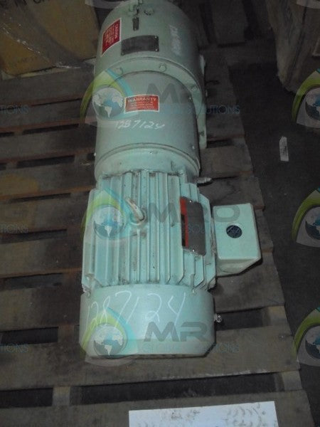 RELIANCE P18G1112G AC MOTOR w/ 353628-2 93858291 RC182M 21 D REBUILD  UNMP