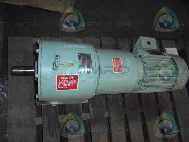 RELIANCE P18G1112G AC MOTOR w/ 353628-2 93858291 RC182M 21 D REBUILD  UNMP