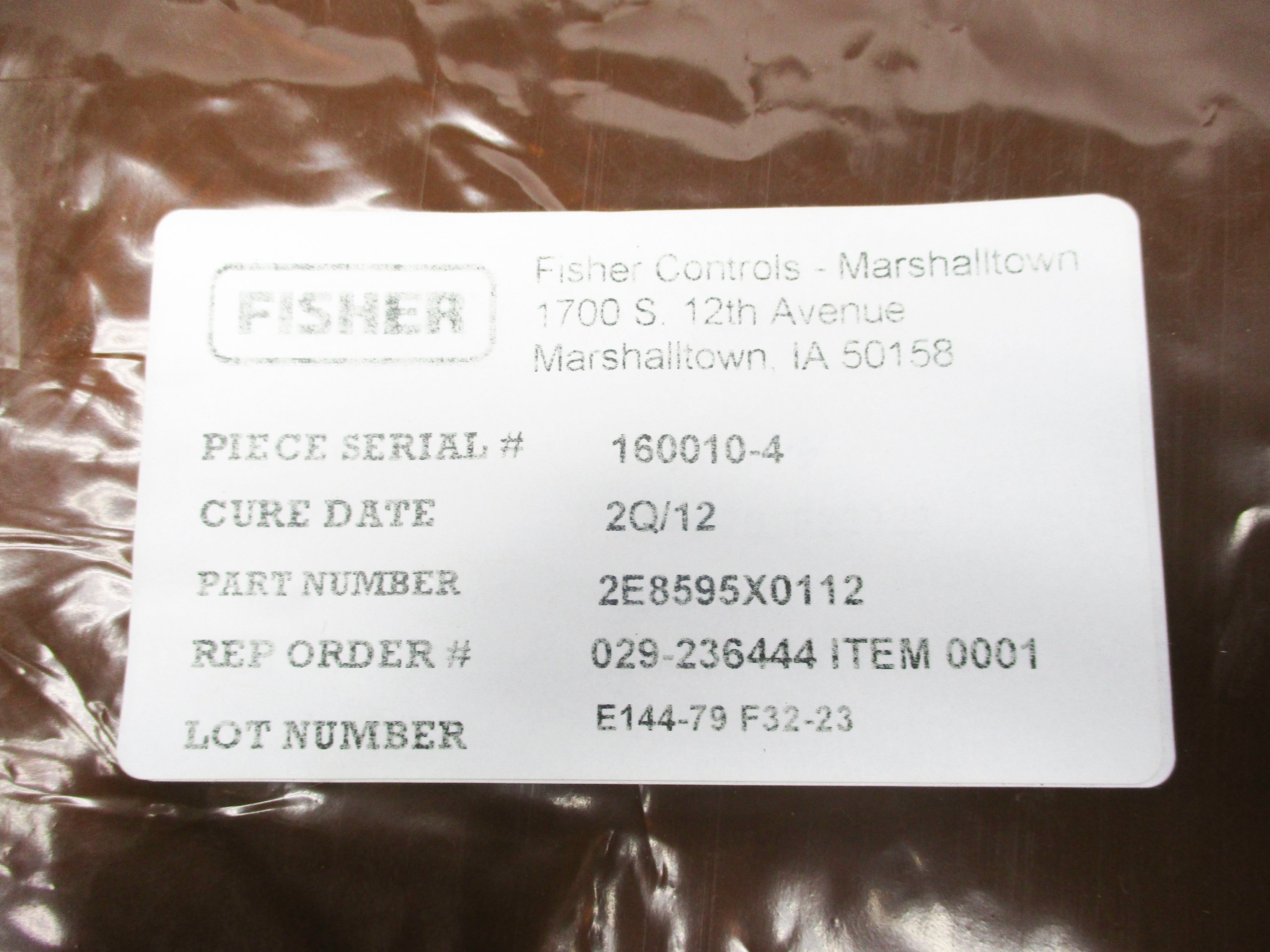 FISHER CONTROLS 2E8595X0112 NSMP