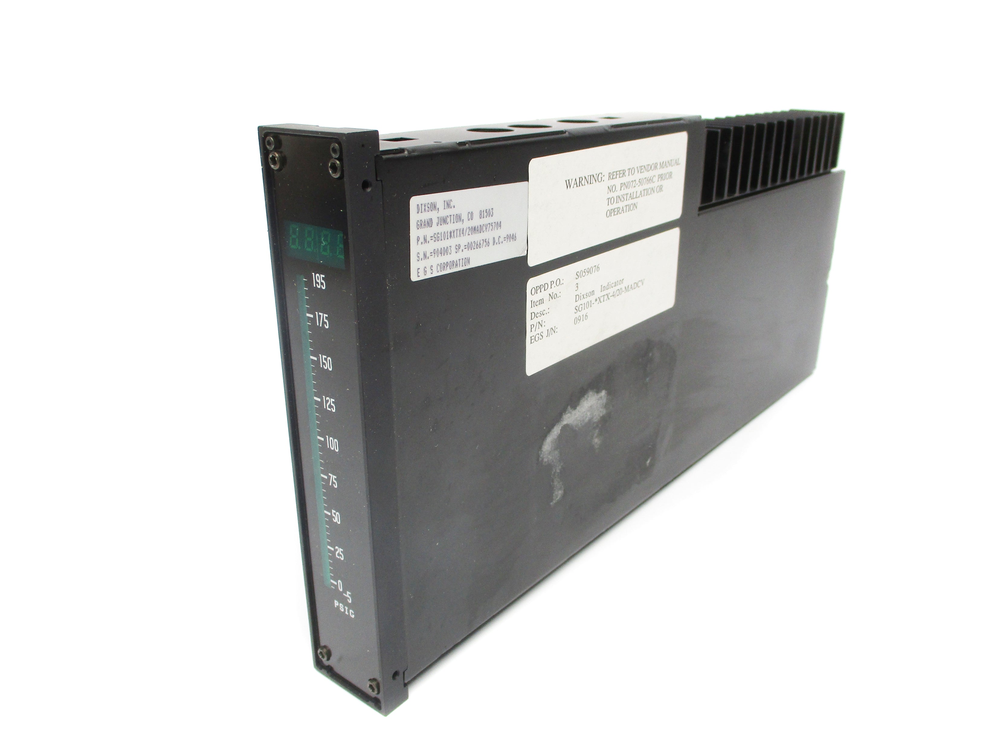 DIXSON SG101*XTX4/20MADCV75704 PN072-50766C UNMP