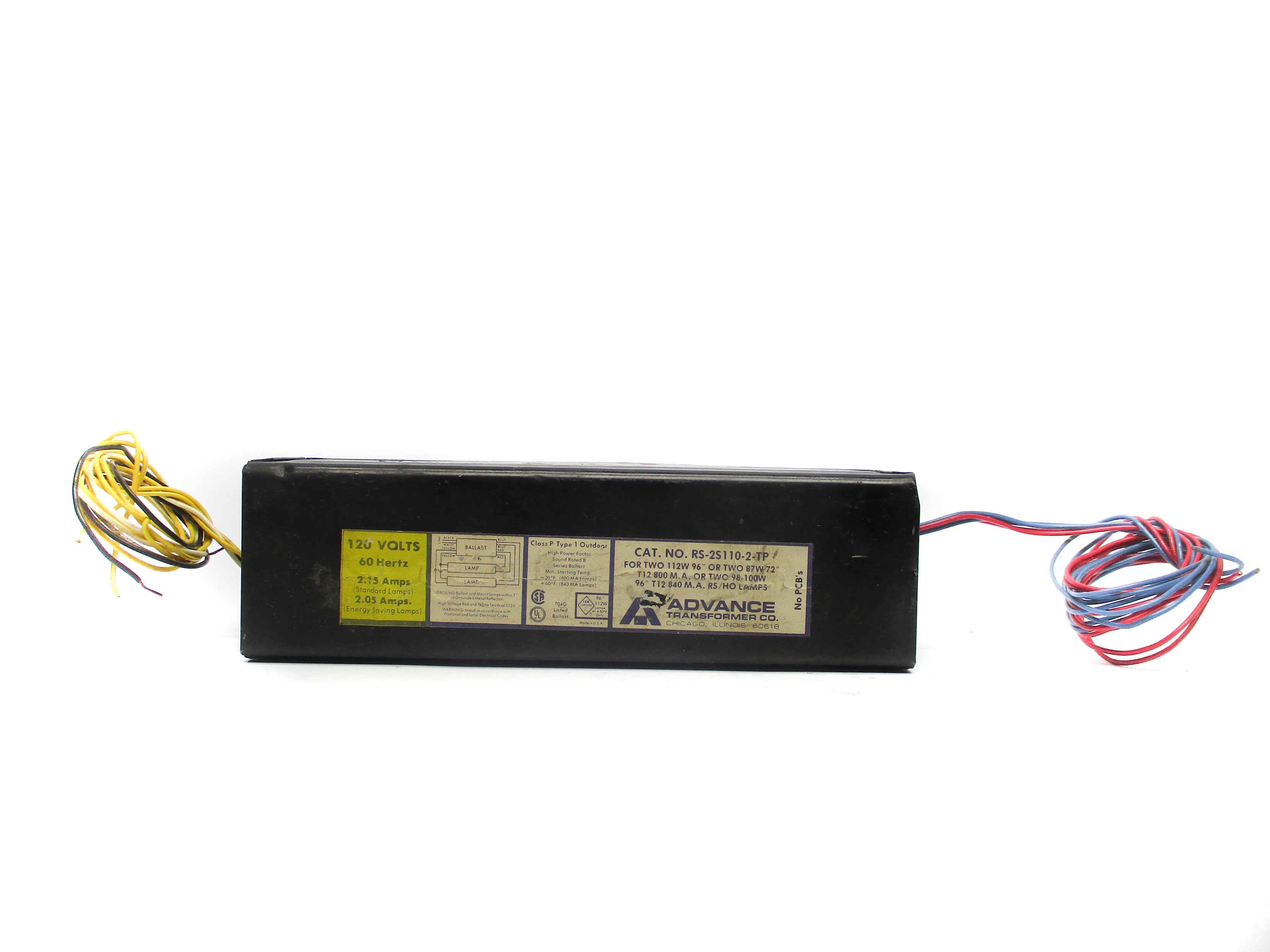 ADVANCE RS-2S110-2-TP 120V UNMP