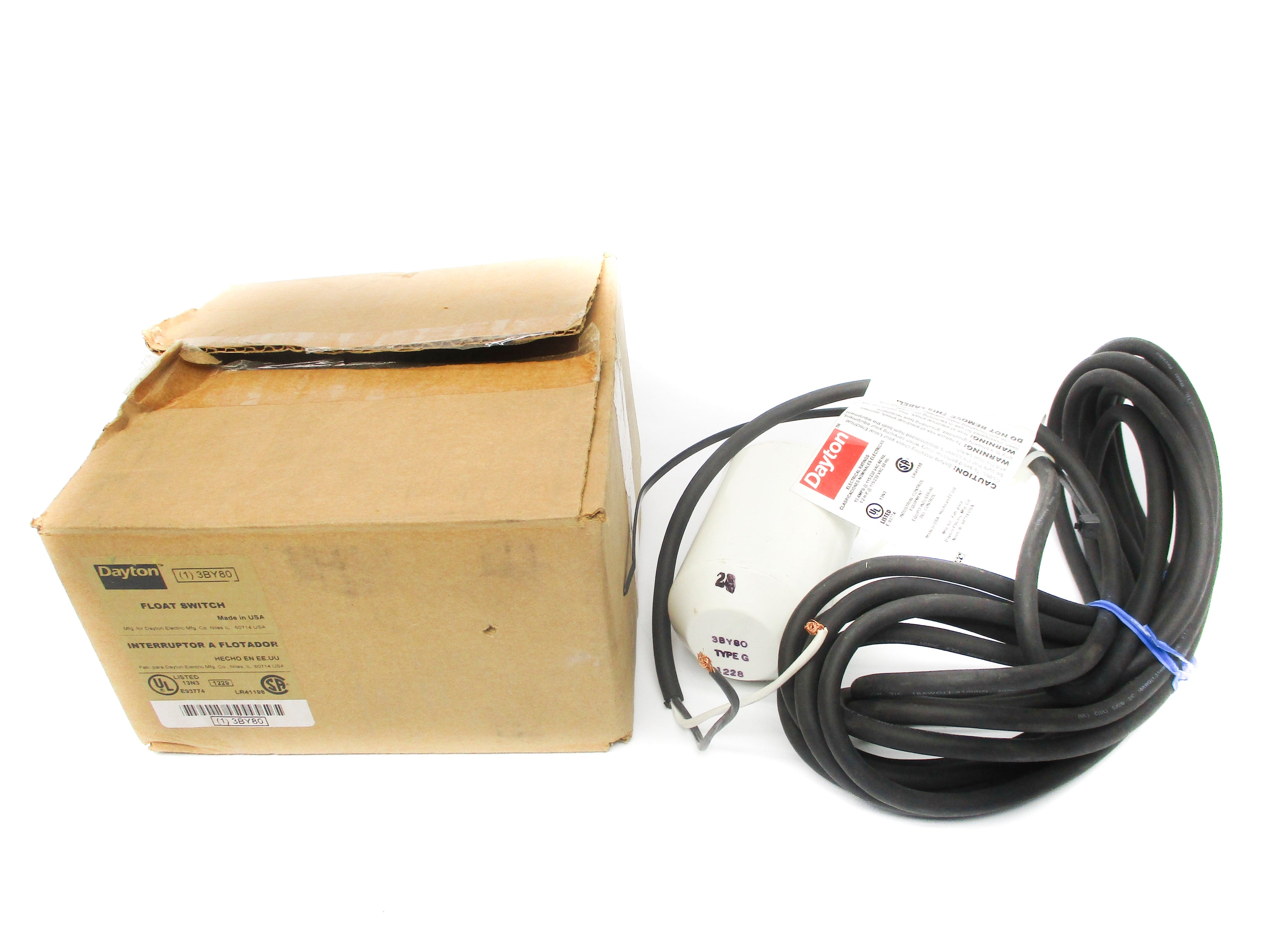 DAYTON 3BY80 115/230VAC 13A NSMP
