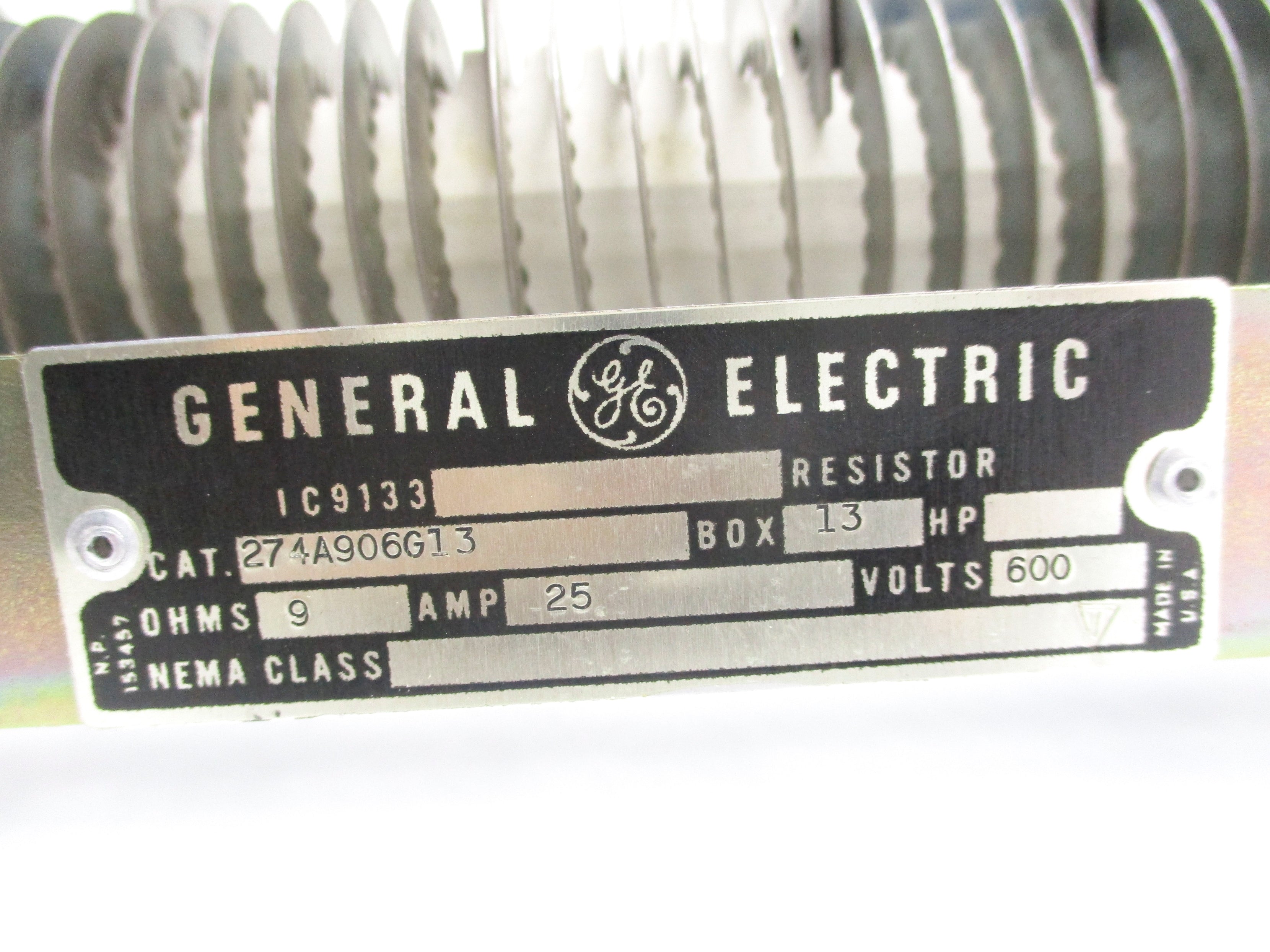 GENERAL ELECTRIC IC9133 274A906G13 NSNP