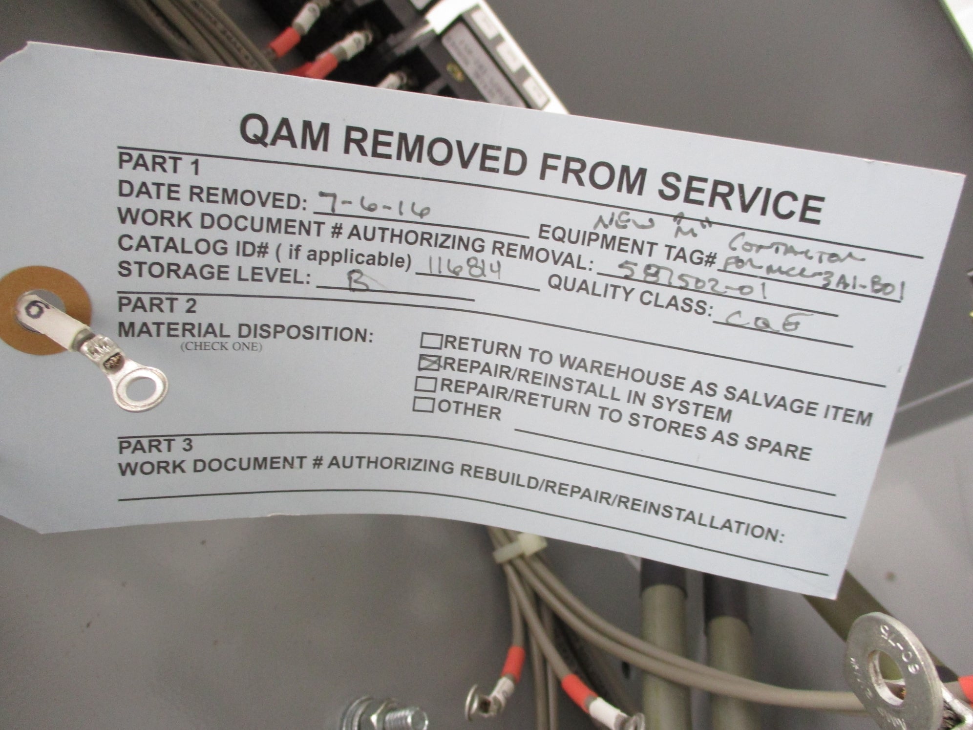 NLI MCC-4B1-B01 REMAN