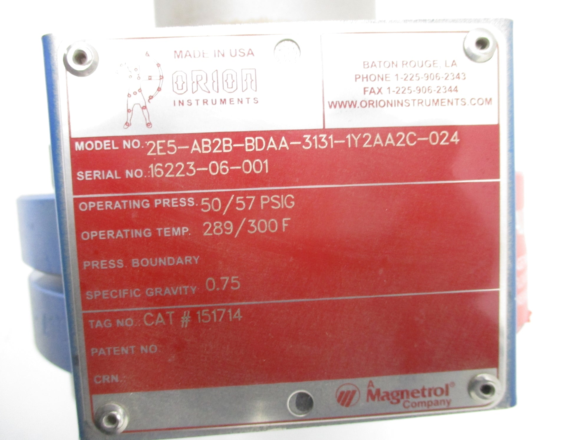 MAGNETROL 2E5-AB2B-BDAA-3131-1Y2AA2C-024 TRANSMITTER NSNP