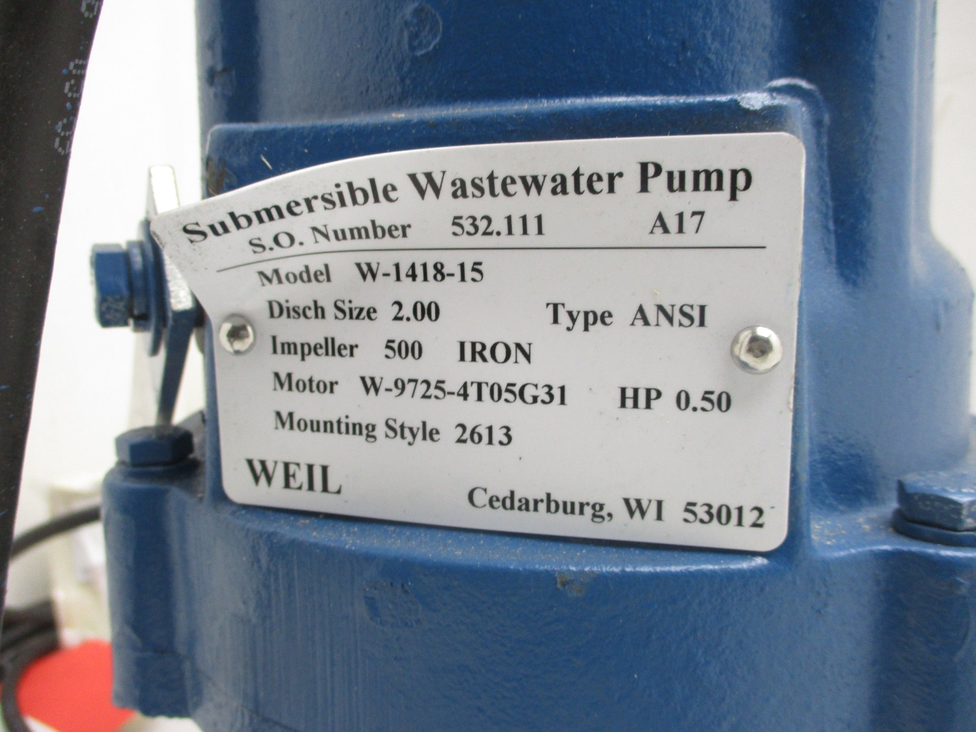 WEIL W-1418-15 TYPE ANSI NSNP