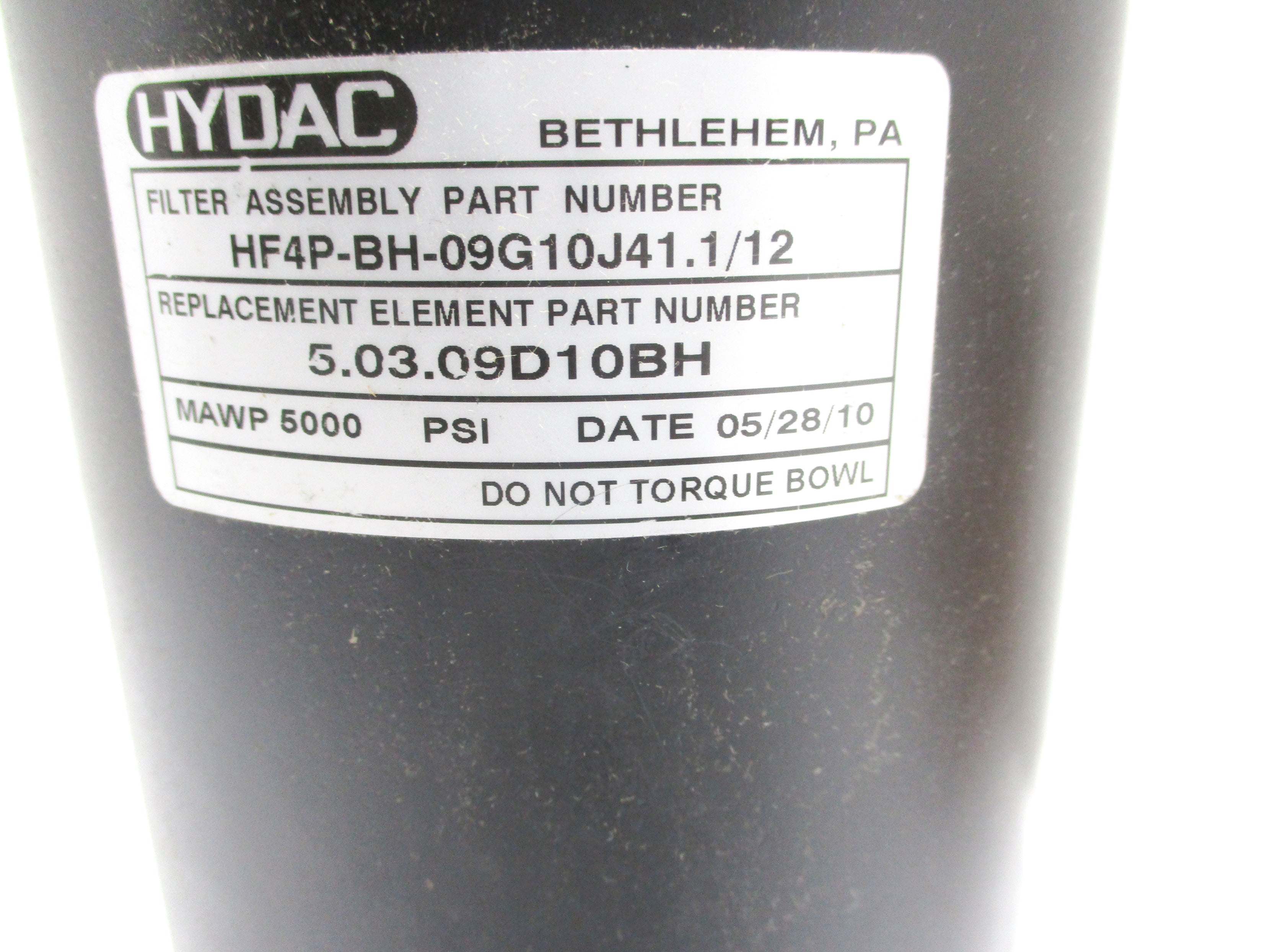 HYDAC HF4P-BH-09G10J41.1/12 NSMP