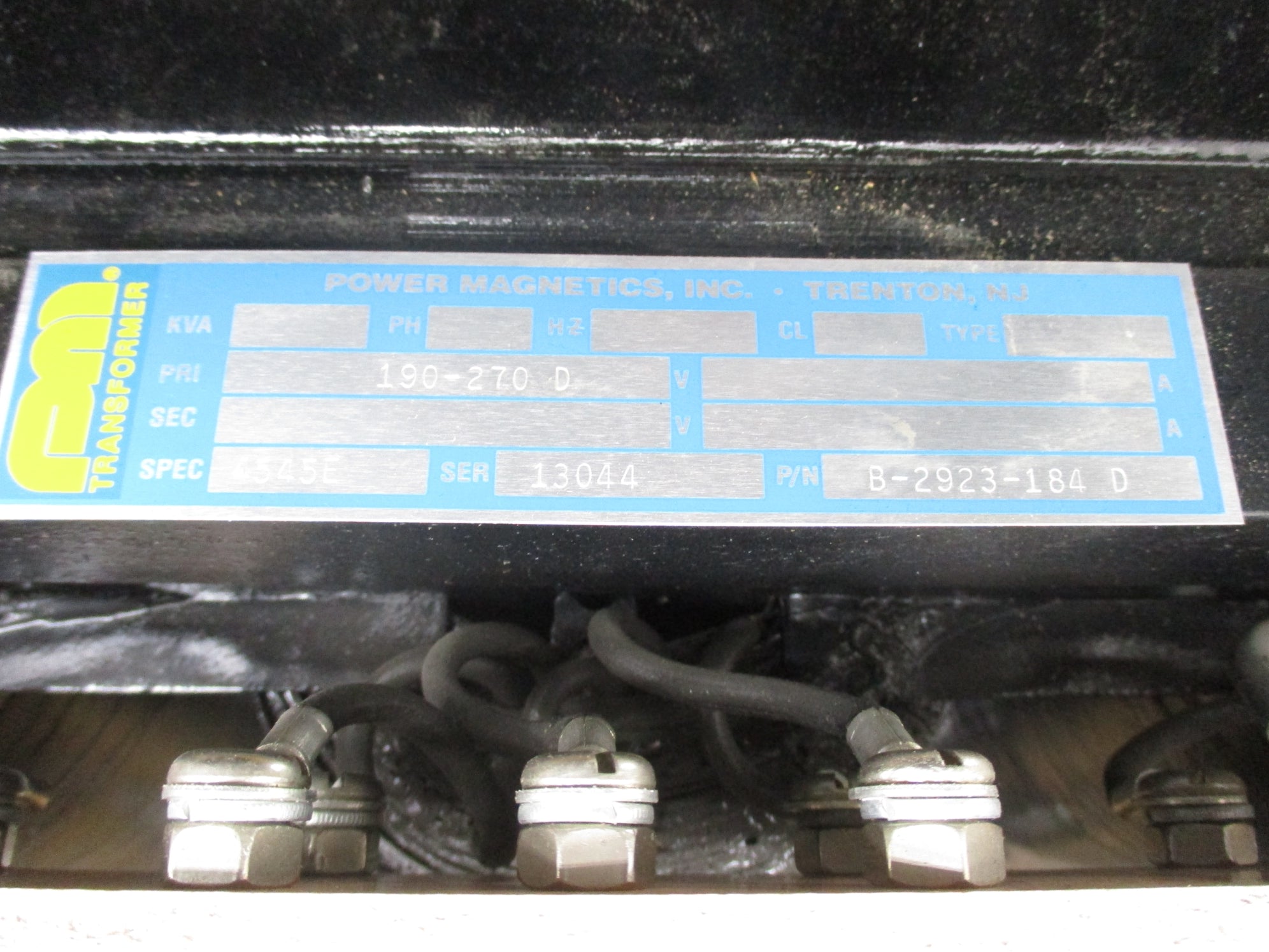 POWER MAGNETICS B-2923-184D NSNP