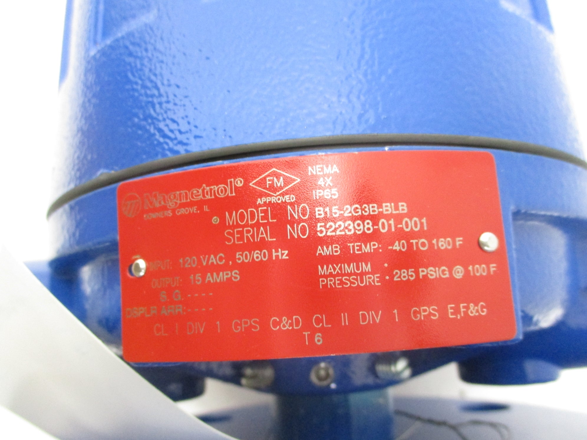 MAGNETROL B15-2G3B-BLB NSMP