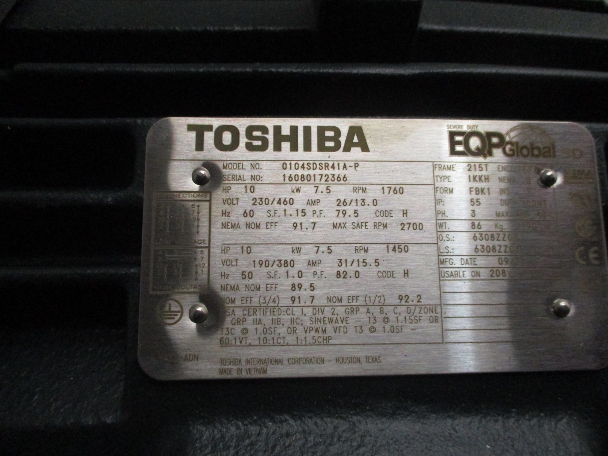 TOSHIBA 0104SDSR41A-P NSNP