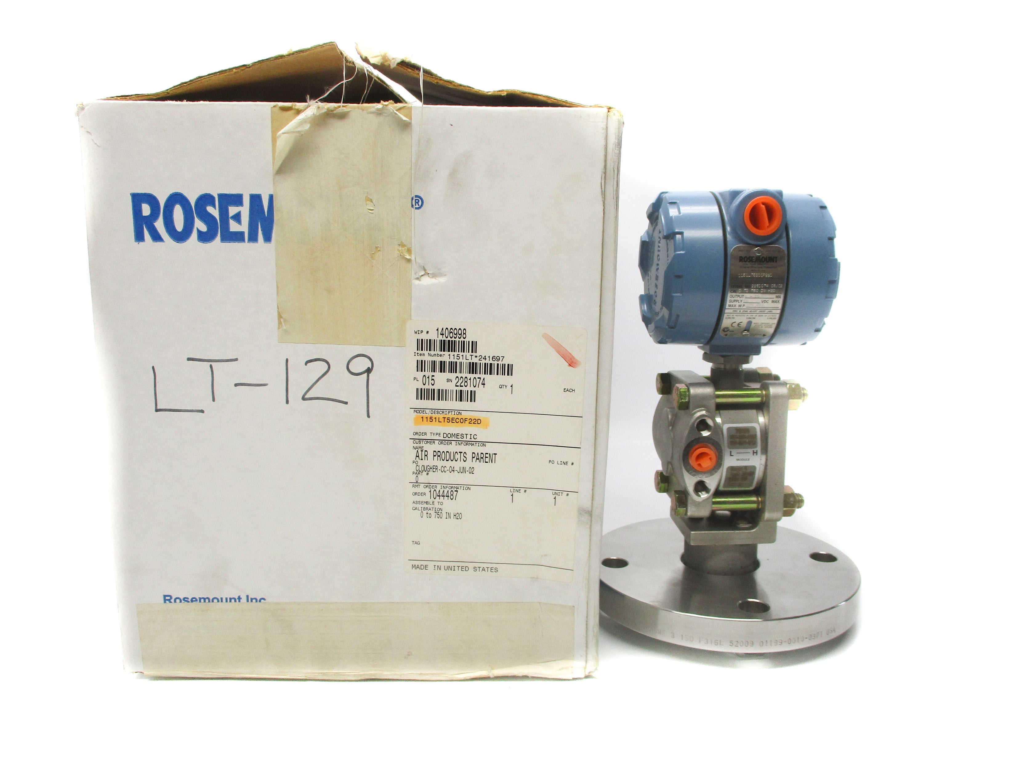 ROSEMOUNT 1151LT5EC0F22D NSMP