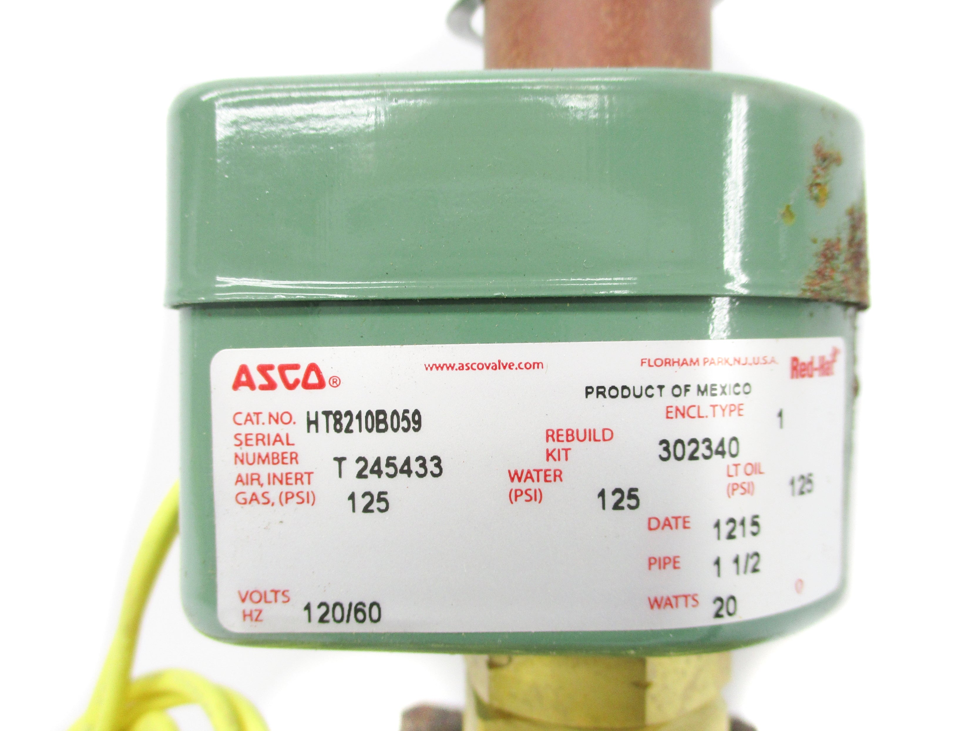ASCO HT8210B509 (AS PICTURED) NSNP