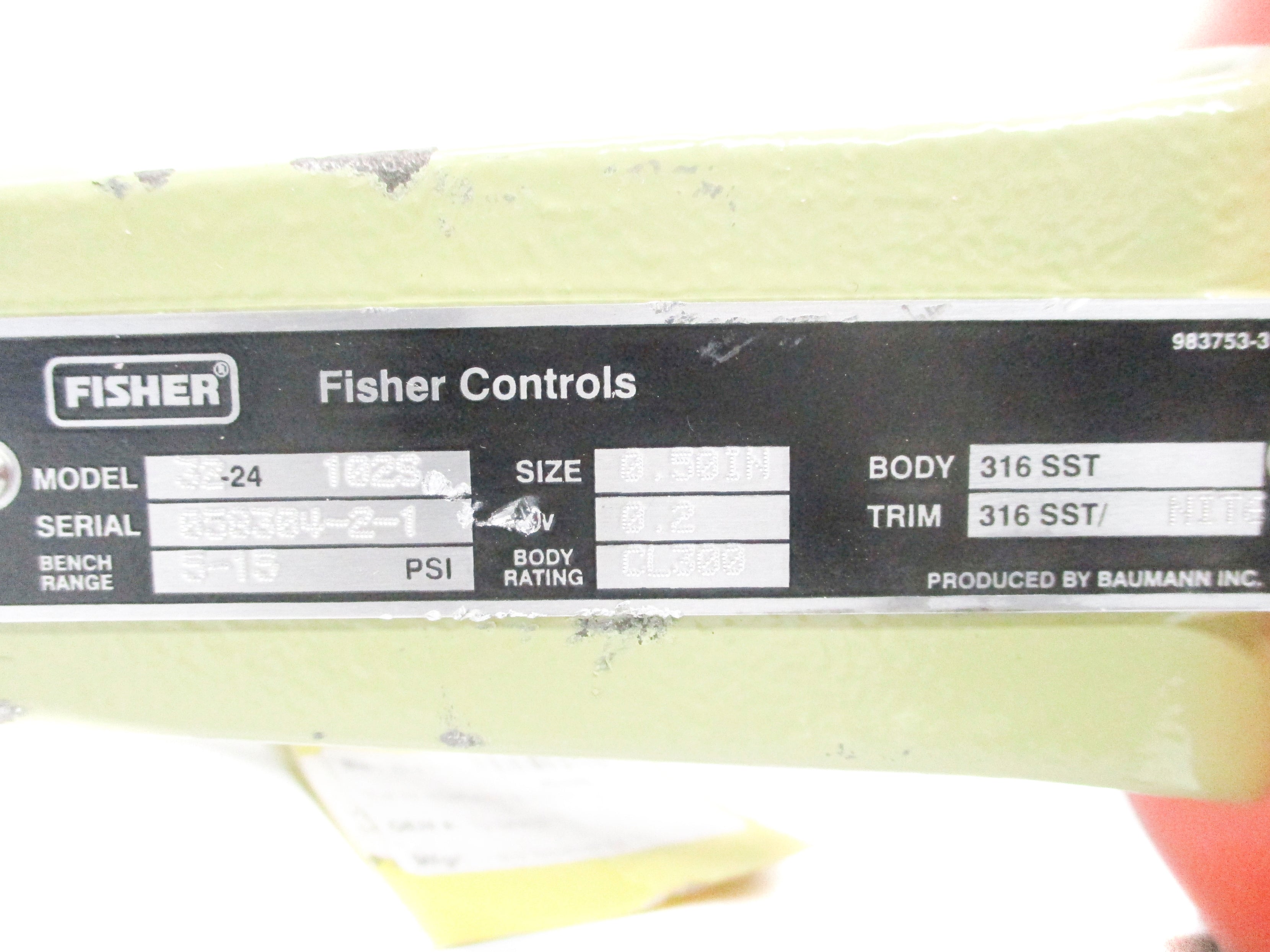FISHER CONTROLS 32-24102S NSNP