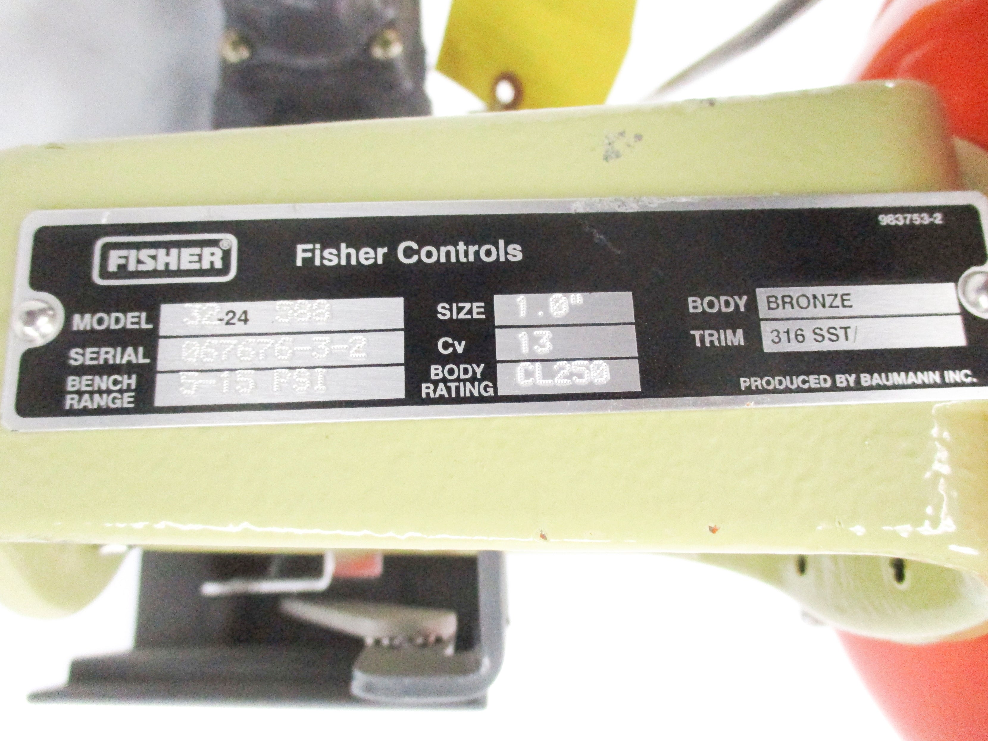 FISHER CONTROLS 32-24588 1" NSNP