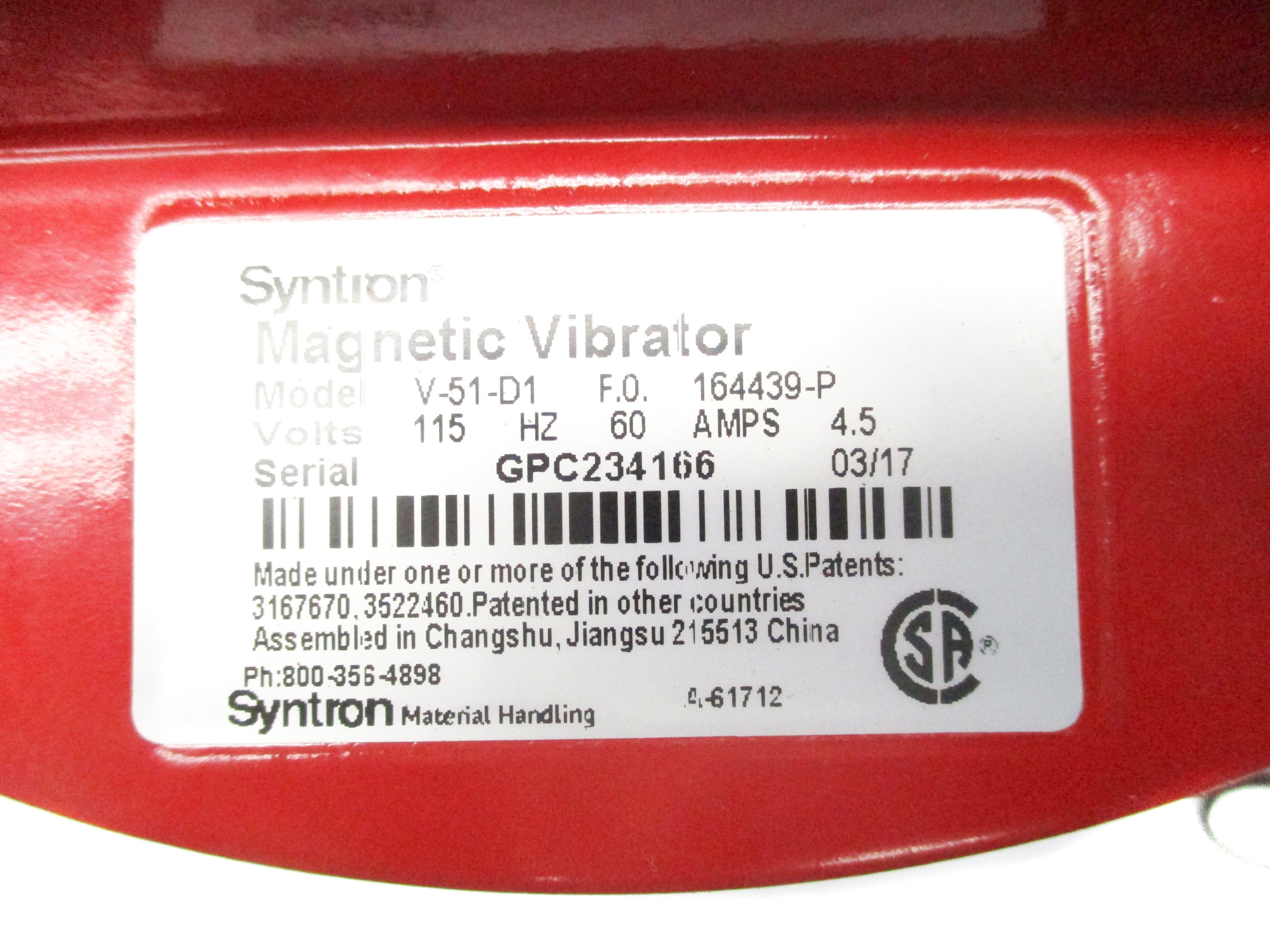 SYNTRON V-51-D1 NSMP