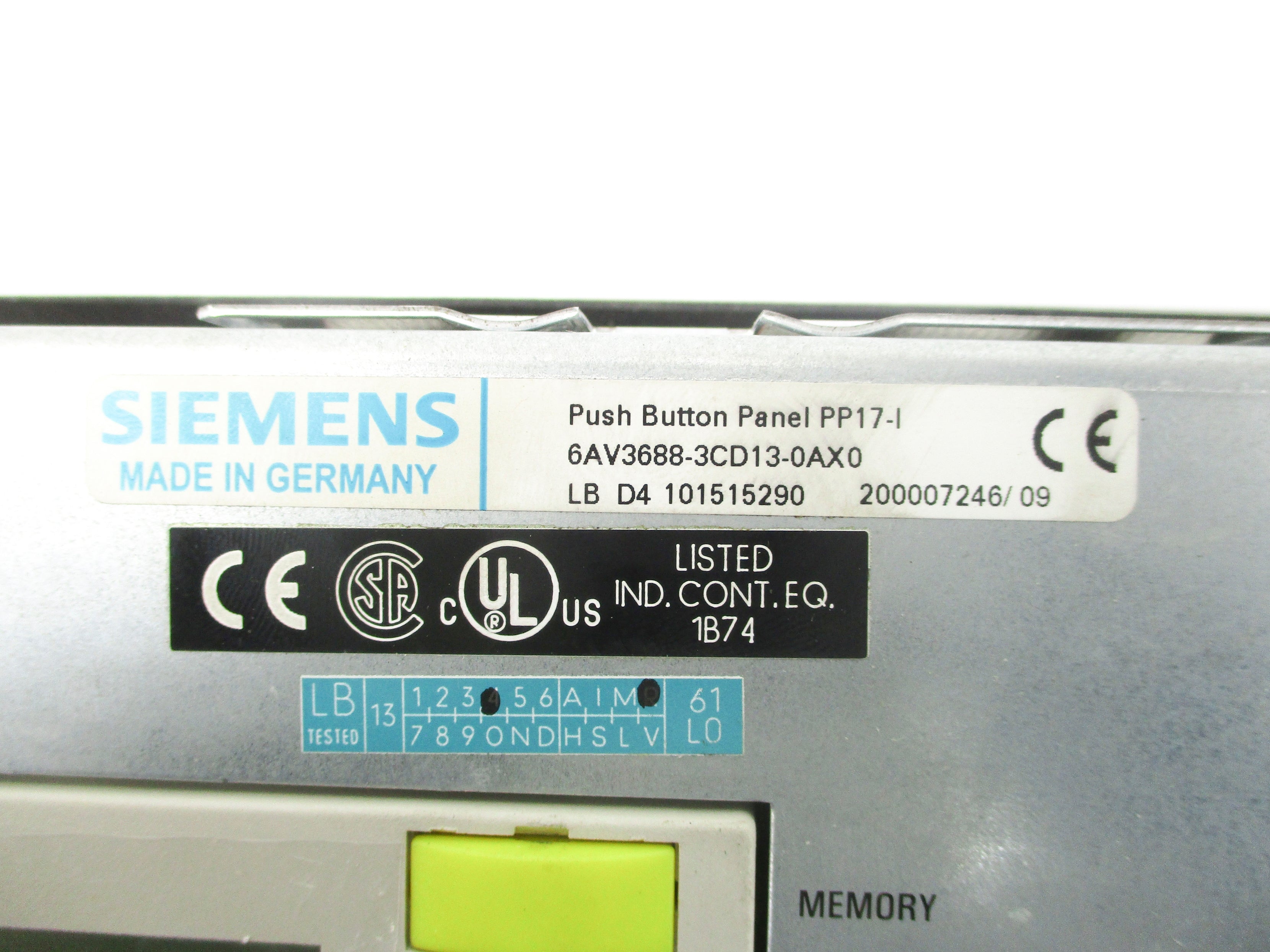 SIEMENS 6AV3688-3CD13-0AX0 NSMP