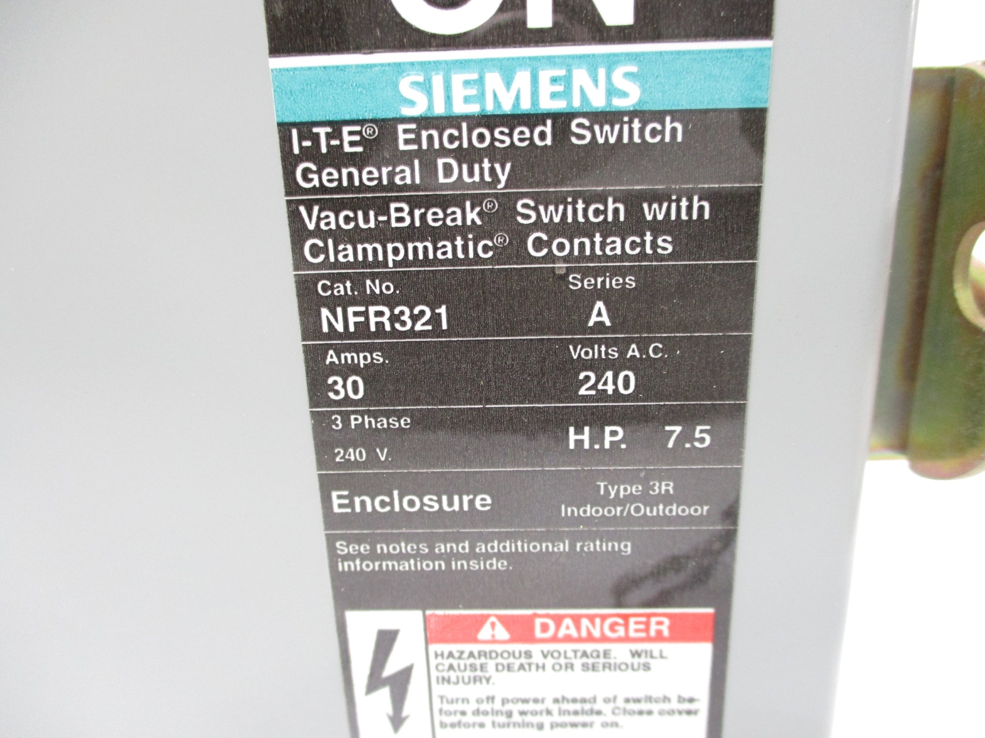 SIEMENS NFR321 SER. A NSMP