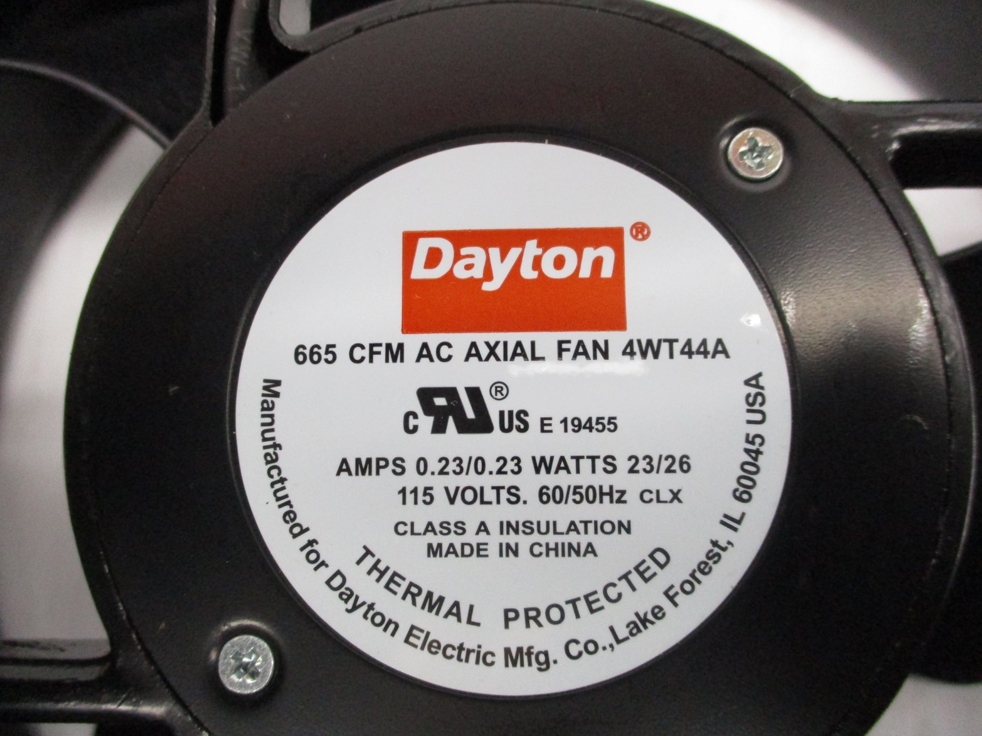 DAYTON 4WT44A 115V 0.23A NSMP