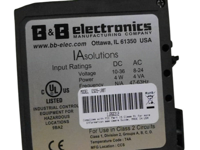 B&B ELECTRONICS ES05-100T  NSNP