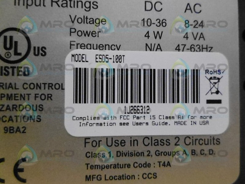 B&B ELECTRONICS ES05-100T  NSNP