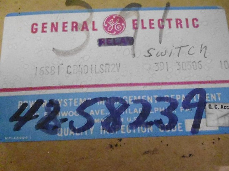 GE 16SB1  CB401LSR2V  NSMP