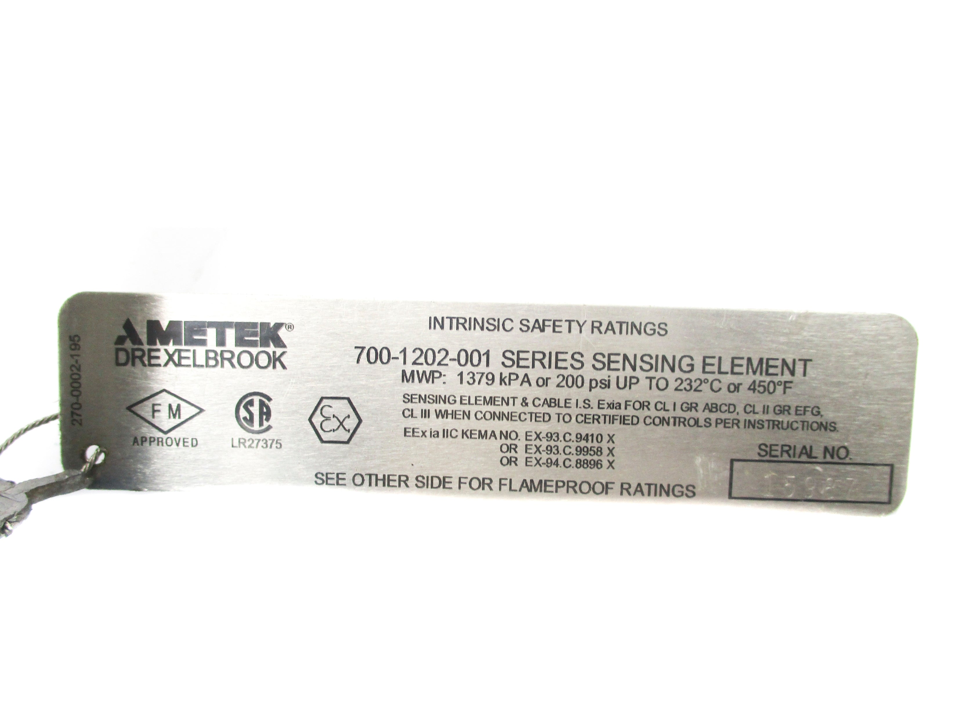 AMETEK 700-1202-001 NSMP