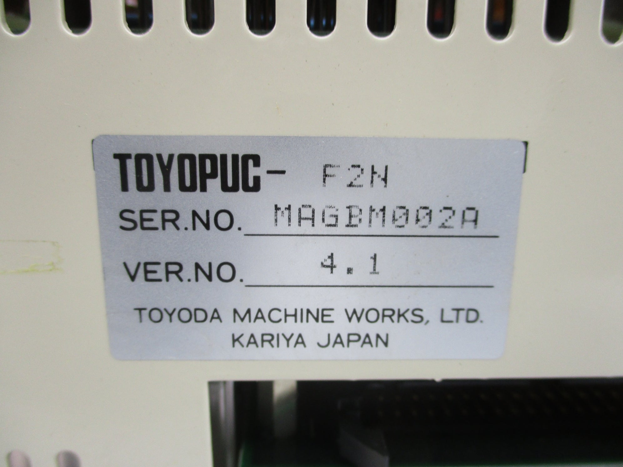 TOYODA TOYOPUC-F2N TFC-2803 NSMP