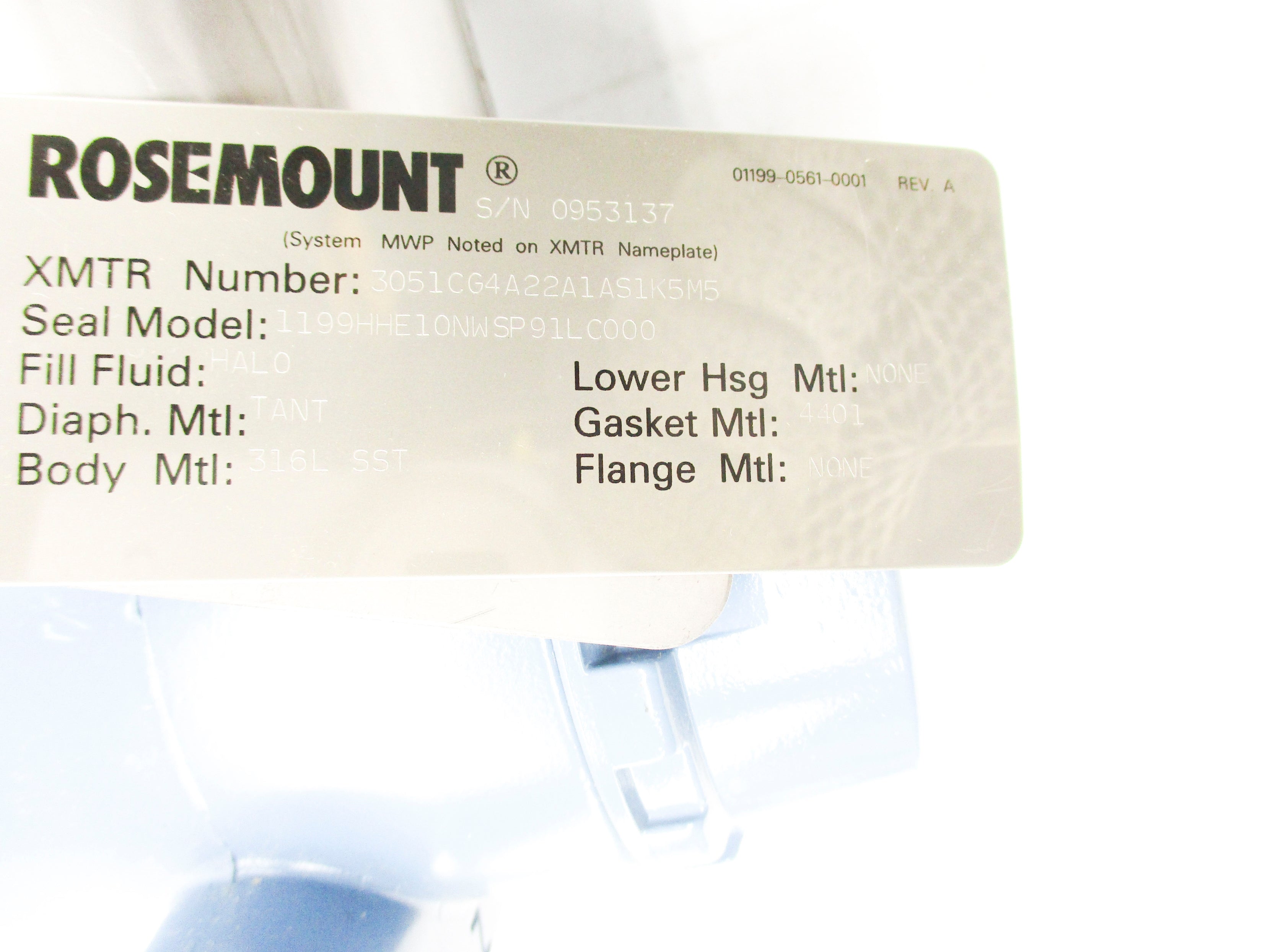 ROSEMOUNT 3051CG4A22A1AS1K5M5 NSMP