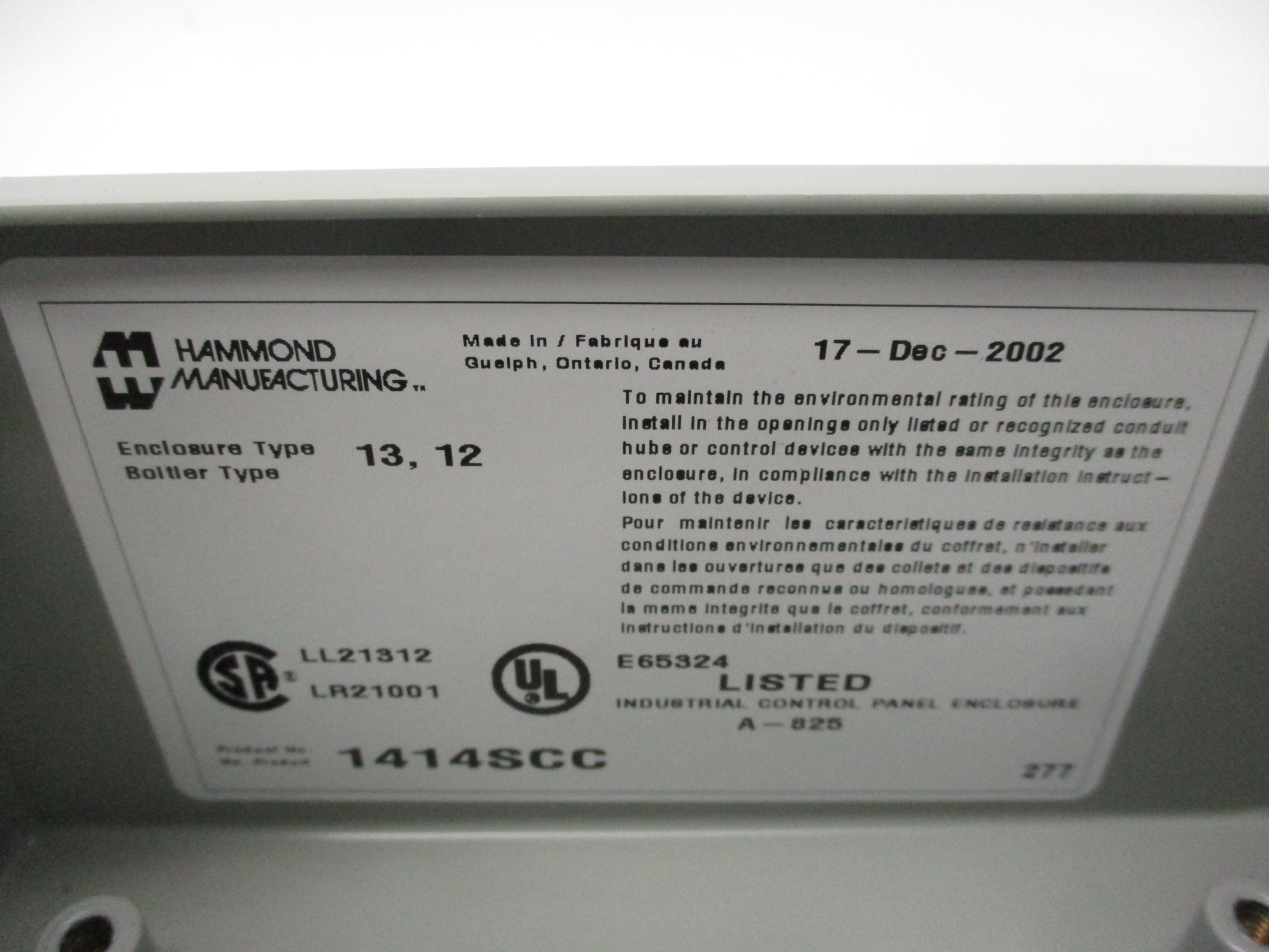 HAMMOND 1414SCC NSMP