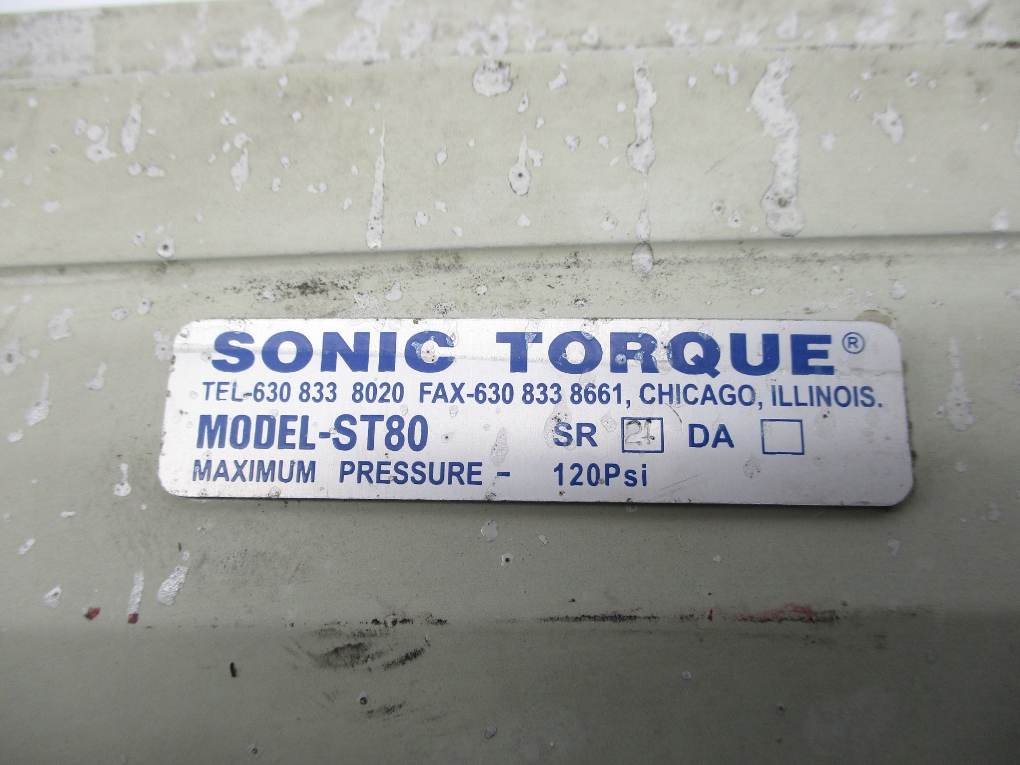 SONIC TORQUE ST80 120PSI UNMP