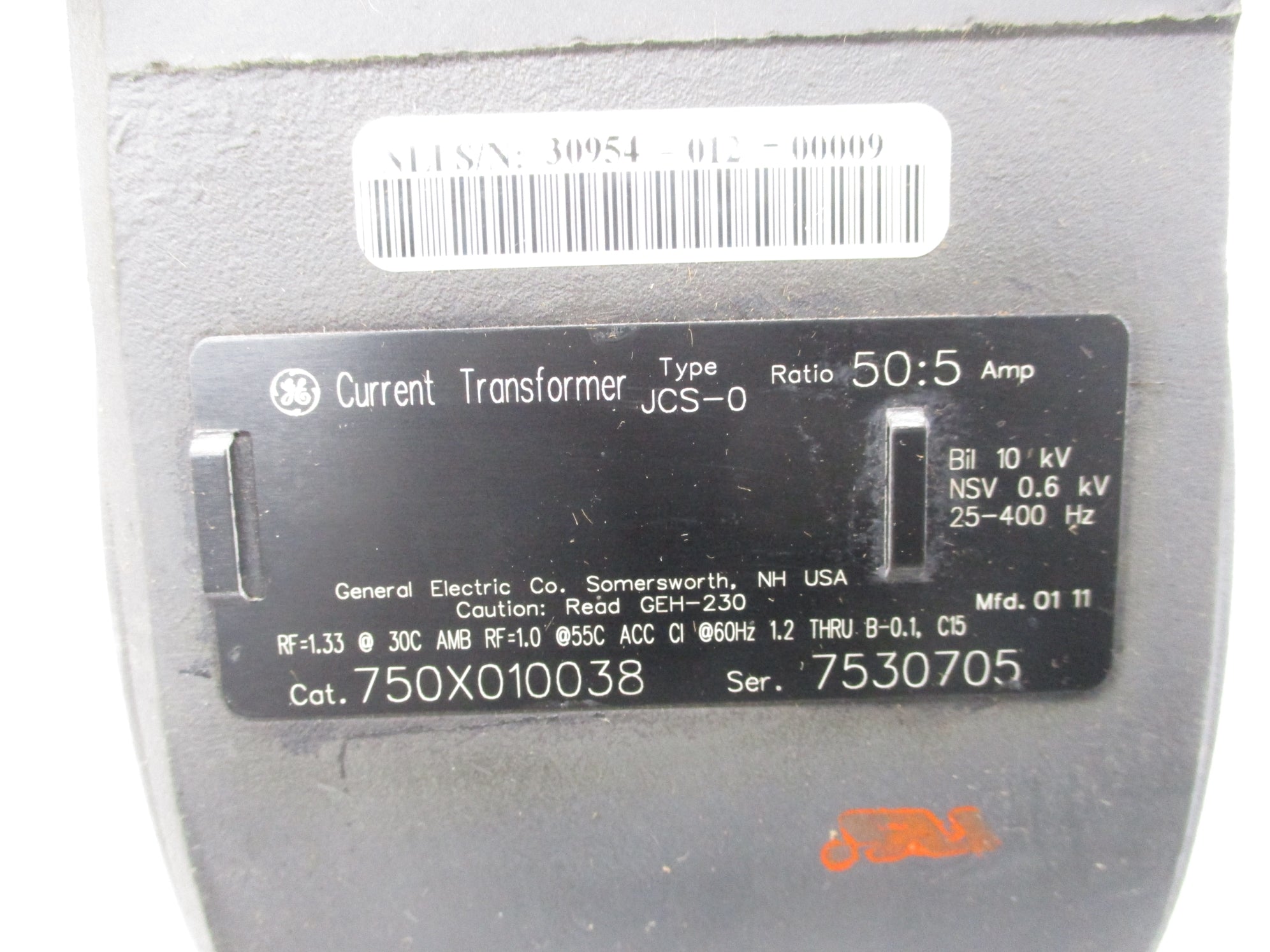 GENERAL ELECTRIC 750X010038 NSMP