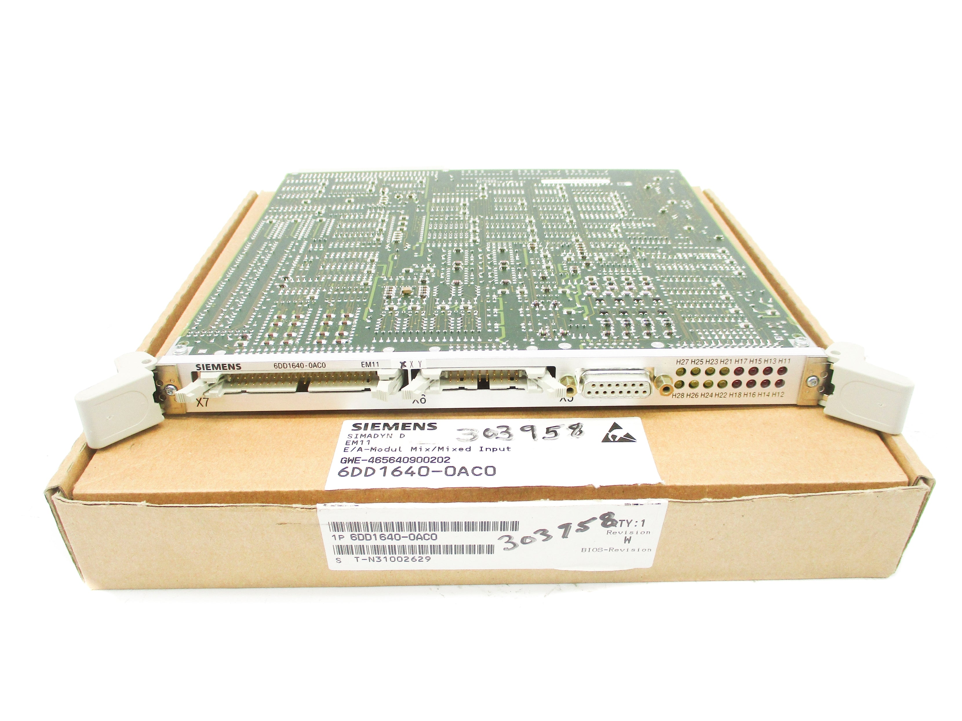 SIEMENS 6DD1640-0AC0 REV. W NSMP